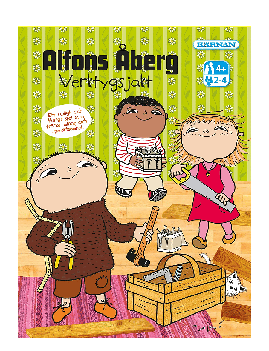 Kärnan - BARNSPEL ALFONS ÅBERGS VERKTYGSJAKT - Þroskaspil - green - 0