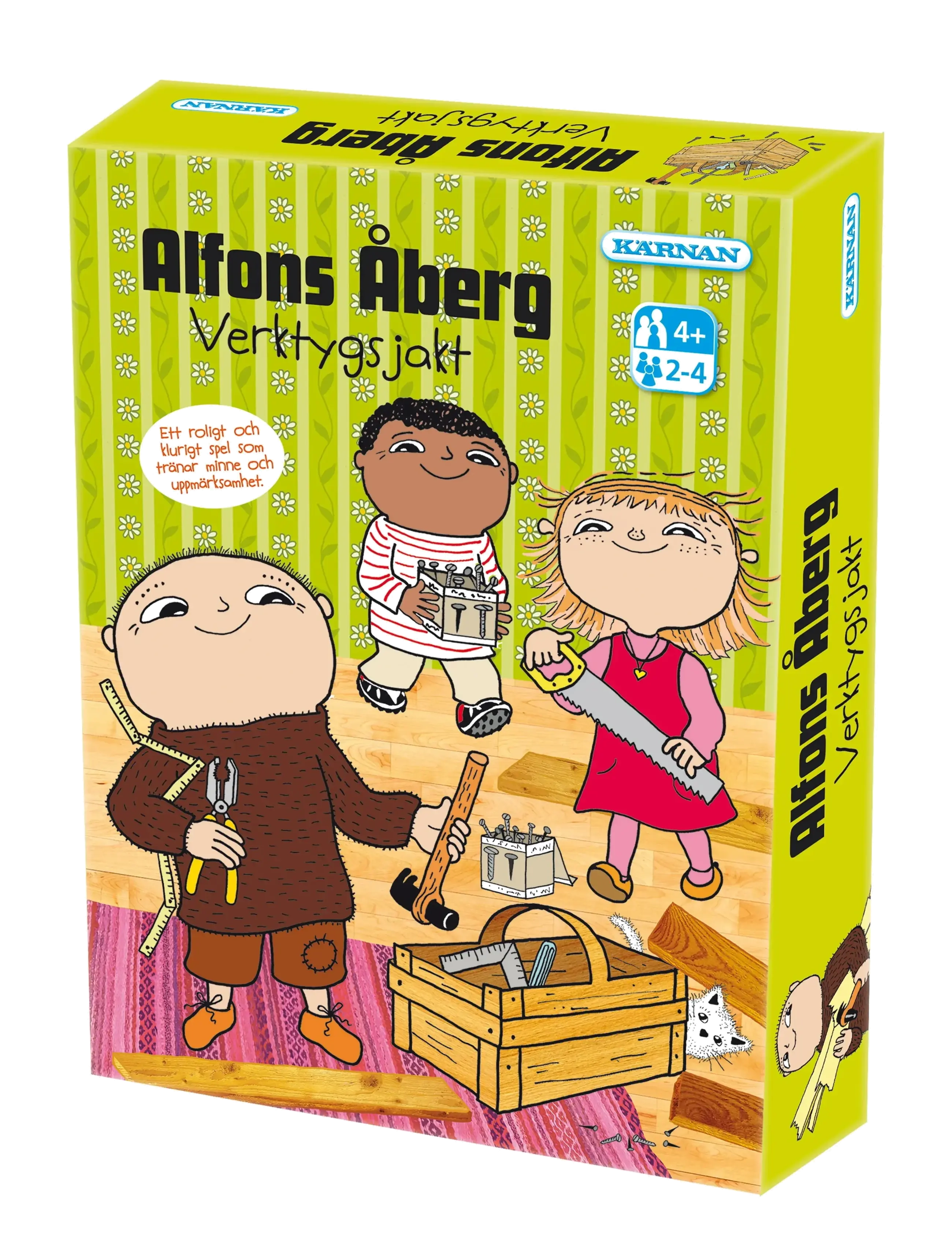 Kärnan - BARNSPEL ALFONS ÅBERGS VERKTYGSJAKT - Þroskaspil - green - 1