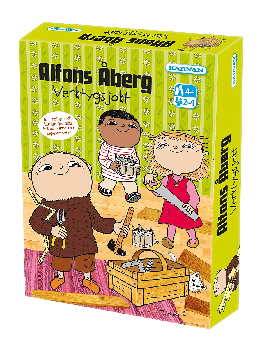 Kärnan - BARNSPEL ALFONS ÅBERGS VERKTYGSJAKT - Þroskaspil - green - 1