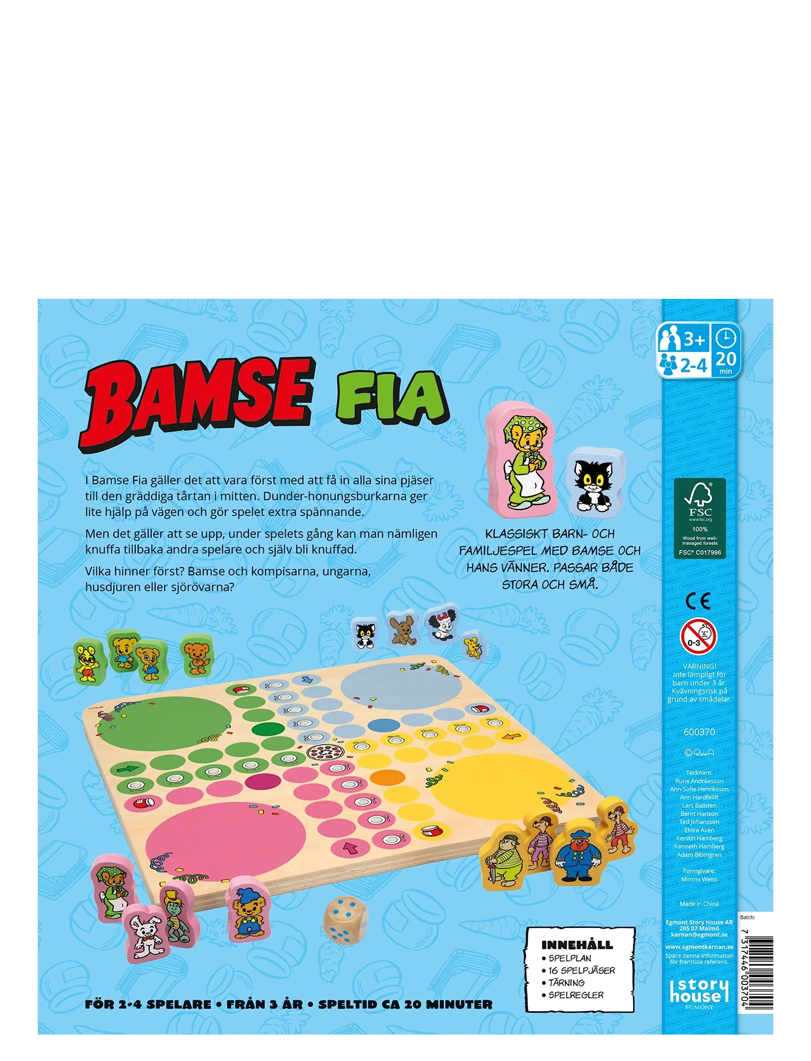 Kärnan - SPEL BAMSE FIA - borðspil - multi - 3