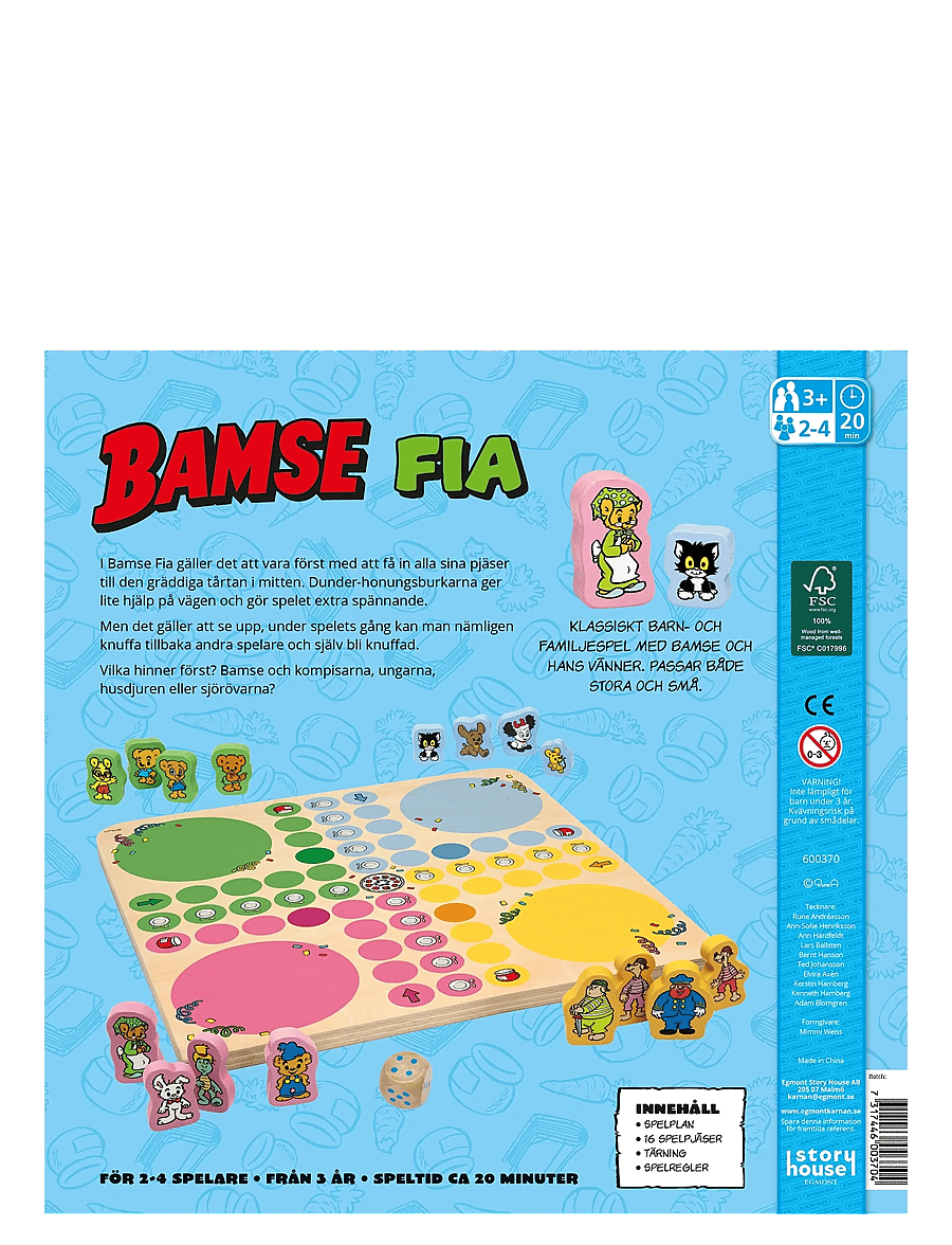 Kärnan - SPEL BAMSE FIA - brädspel - multi - 3