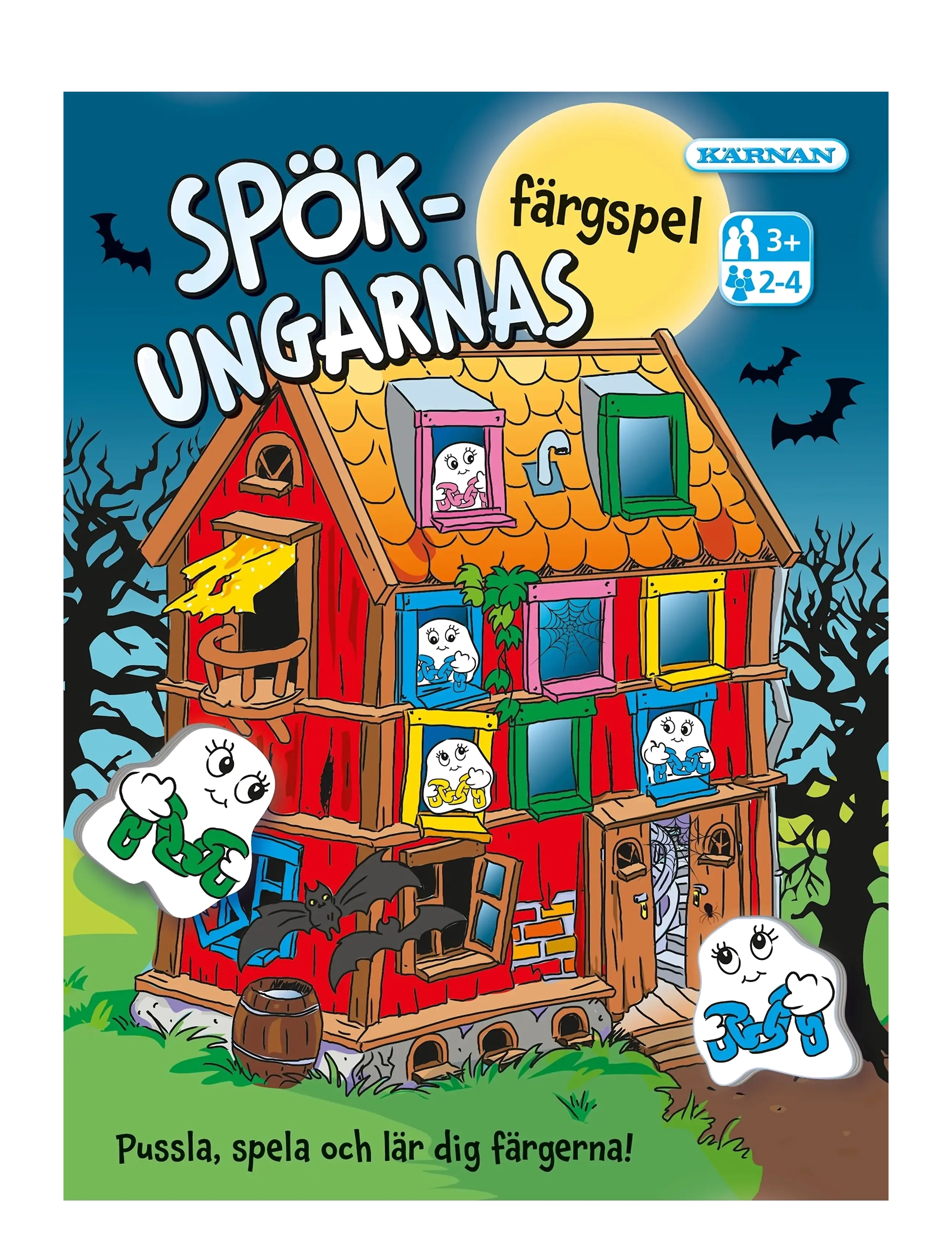 Kärnan - SPEL SPÖKUNGARNAS FÄRGSPEL - brädspel - multi - 1