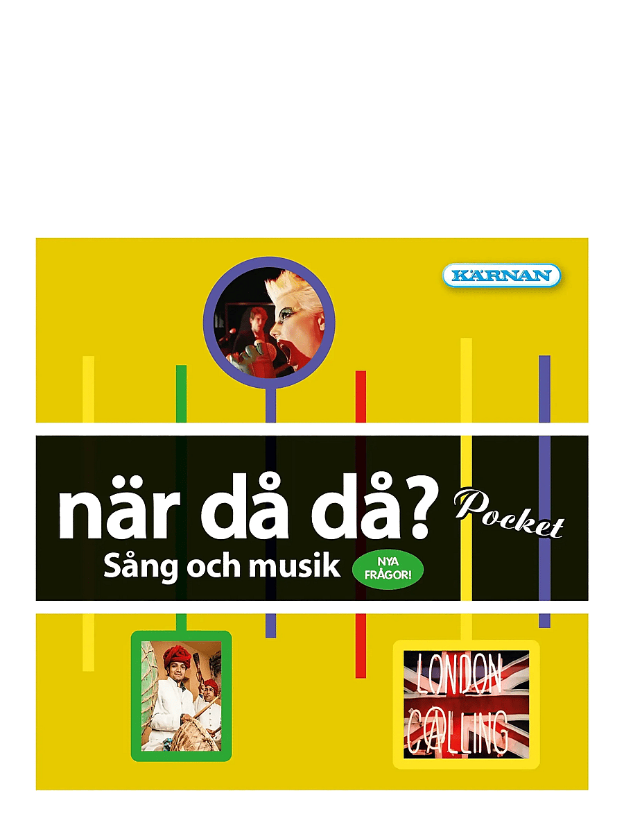 Kärnan - SPEL NÄR DÅ DÅ? - POCKET SÅNG OCH MUSIK 2 - brädspel - yellow - 0
