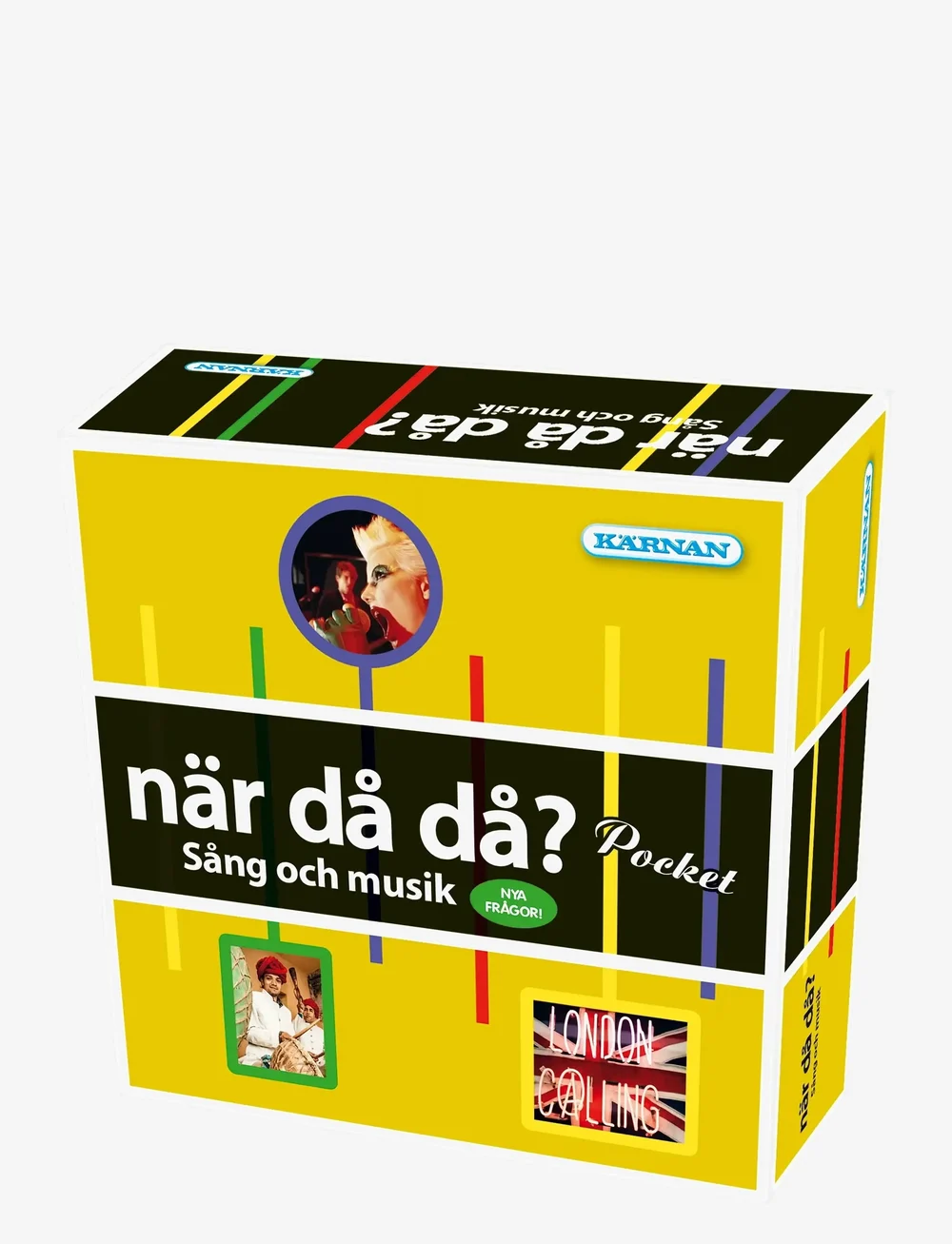 Kärnan - SPEL NÄR DÅ DÅ? - POCKET SÅNG OCH MUSIK 2 - brädspel - yellow - 1
