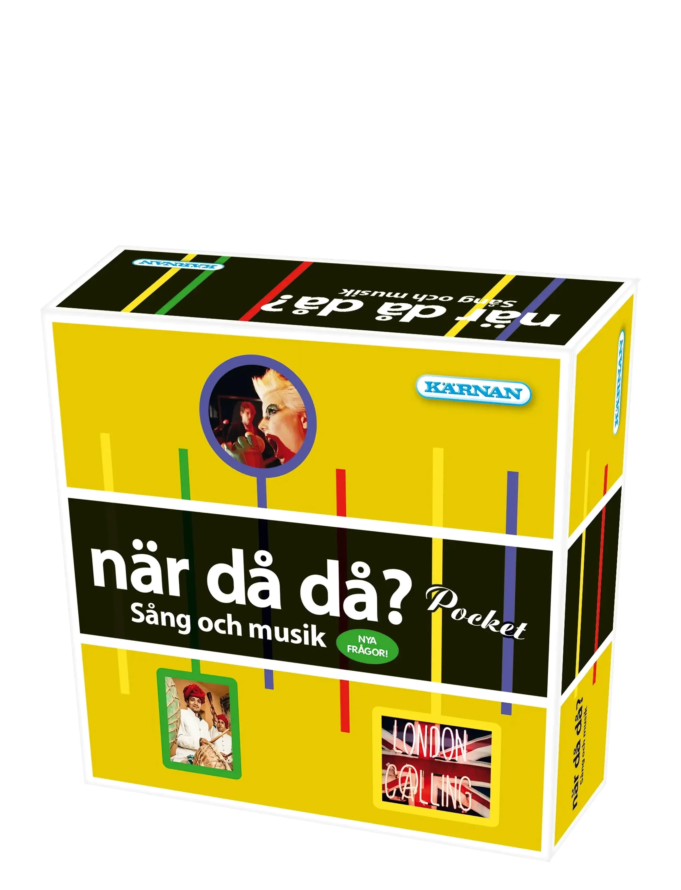 Kärnan - SPEL NÄR DÅ DÅ? - POCKET SÅNG OCH MUSIK 2 - borðspil - yellow - 1