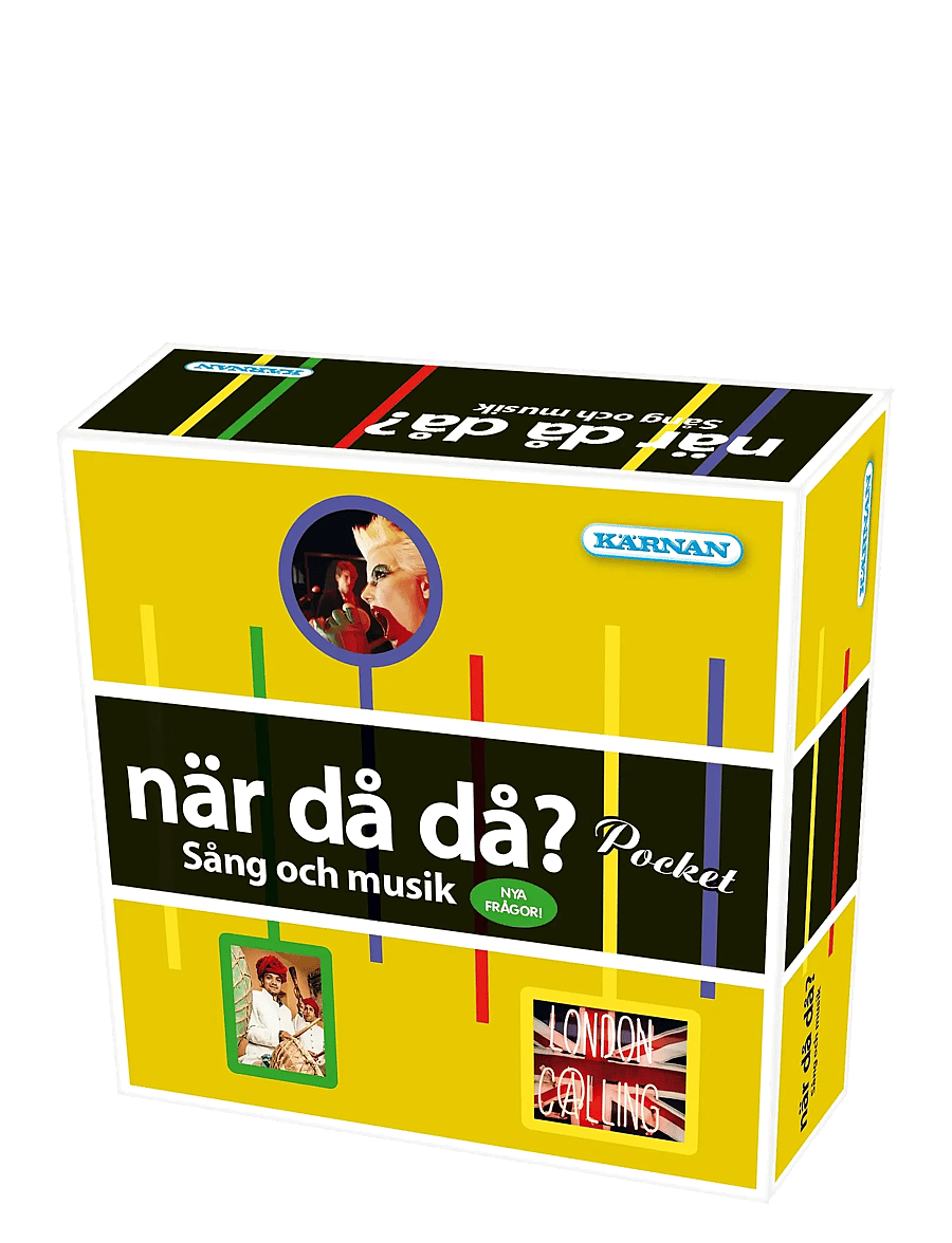 Kärnan - SPEL NÄR DÅ DÅ? - POCKET SÅNG OCH MUSIK 2 - brädspel - yellow - 1