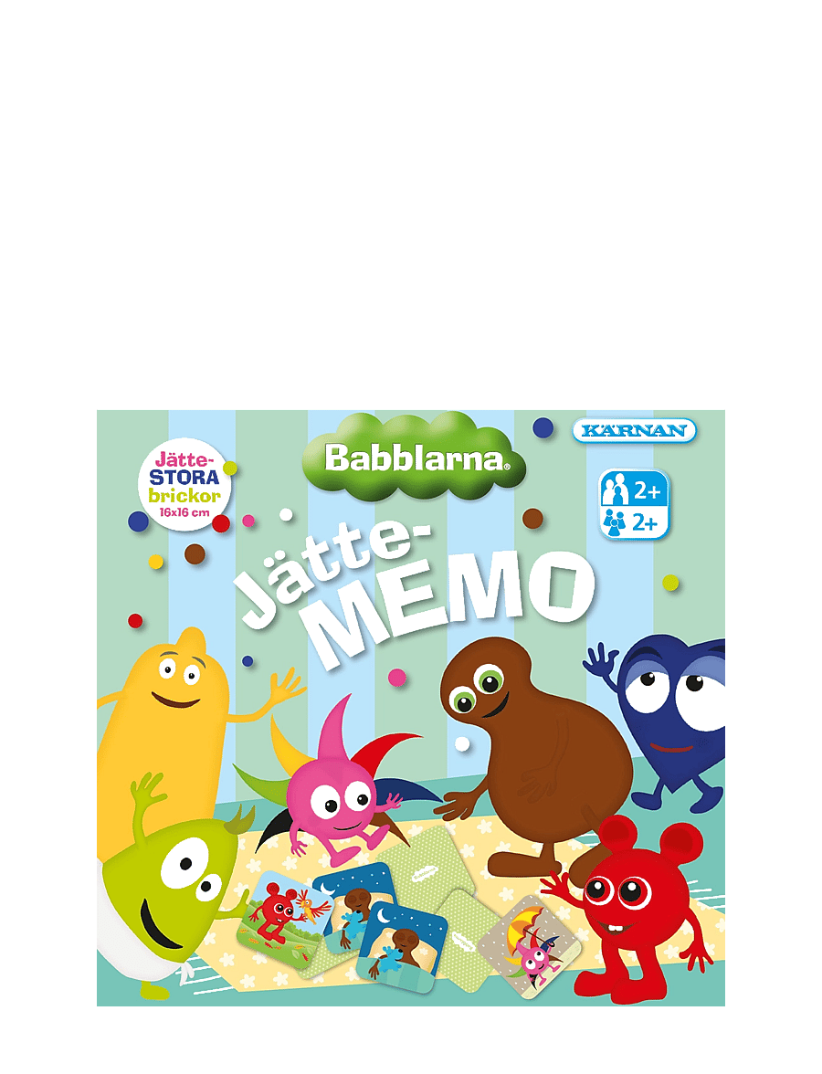 Kärnan - JÄTTEMEMO BABBLARNA - memory - multi - 0