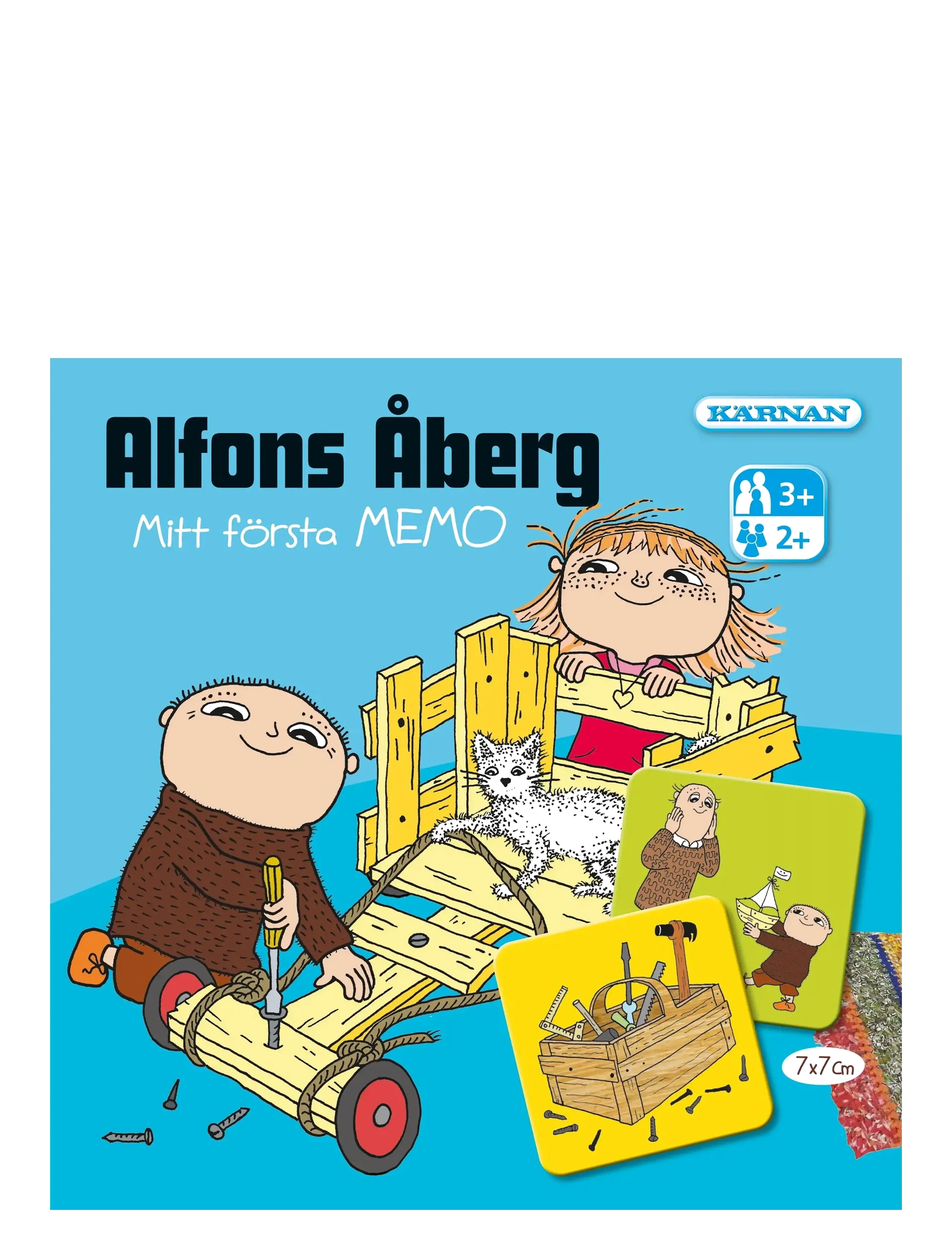 Kärnan MITT FÖRSTA MEMO ALFONS ÅBERG - Pussel & Spel - BLUE / blue