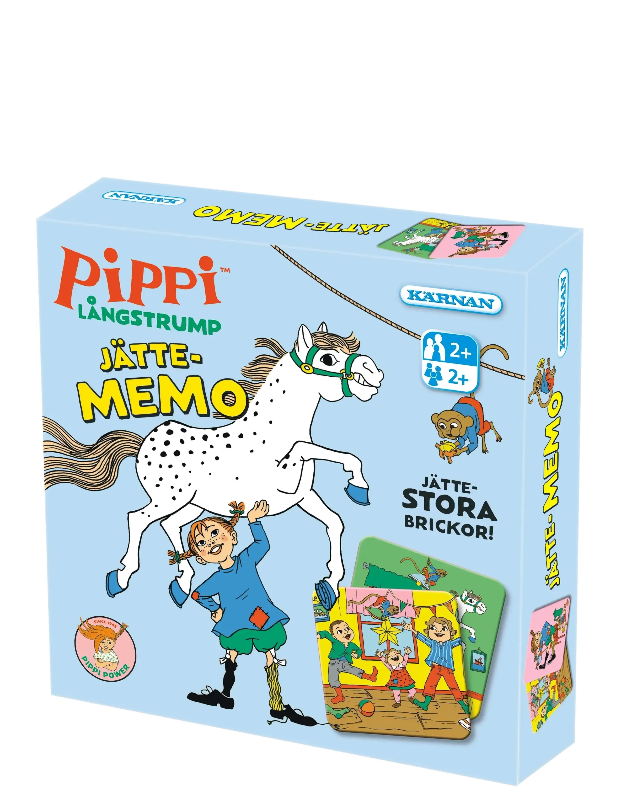 Kärnan - JÄTTEMEMO PIPPI LÅNGSTRUMP 80 ÅR - memo - blue - 1