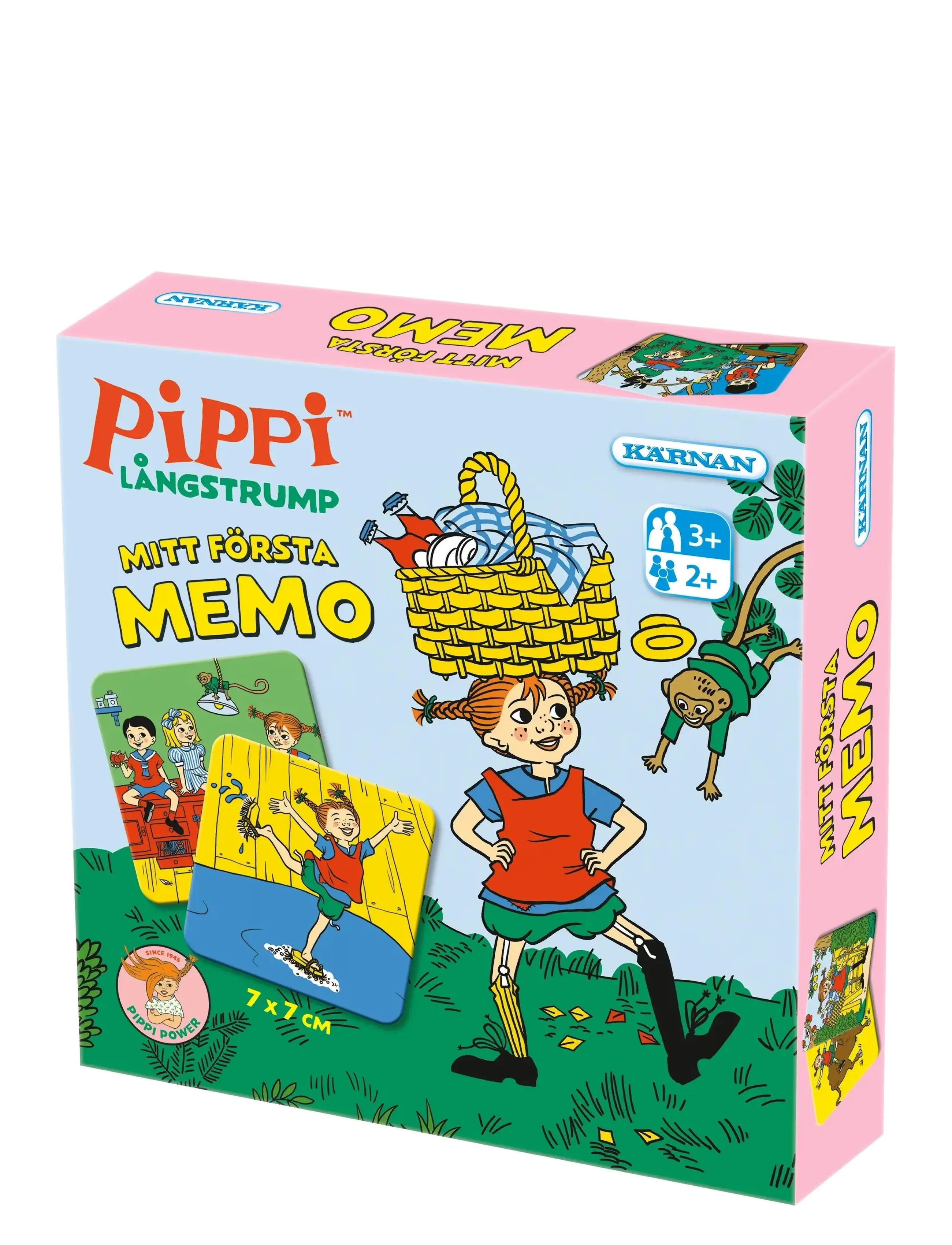 Kärnan - MITT FÖRSTA MEMO PIPPI LÅNGSTRUMP - minnisspil - multi - 1