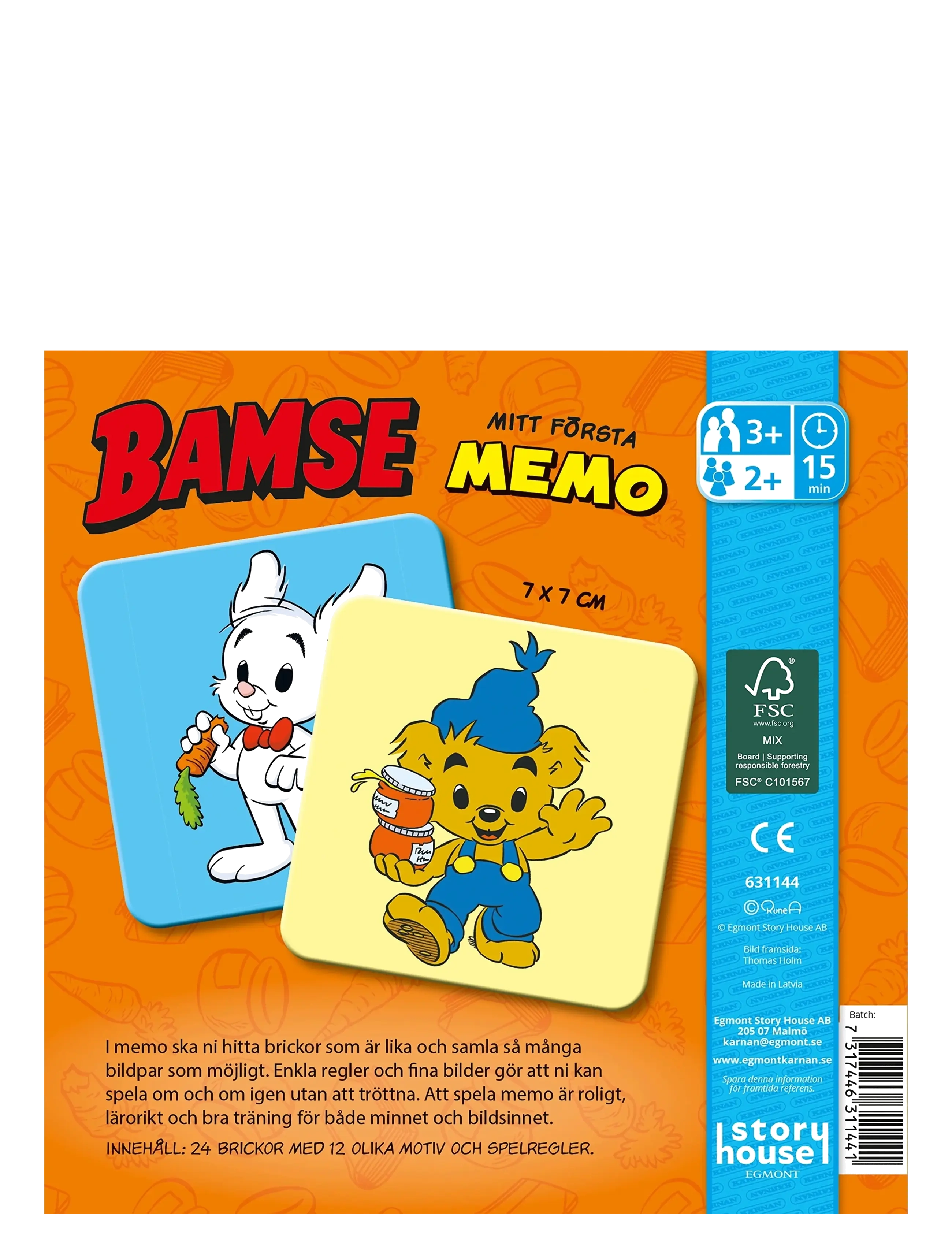 Kärnan - MITT FÖRSTA MEMO BAMSE - memo - multi - 2