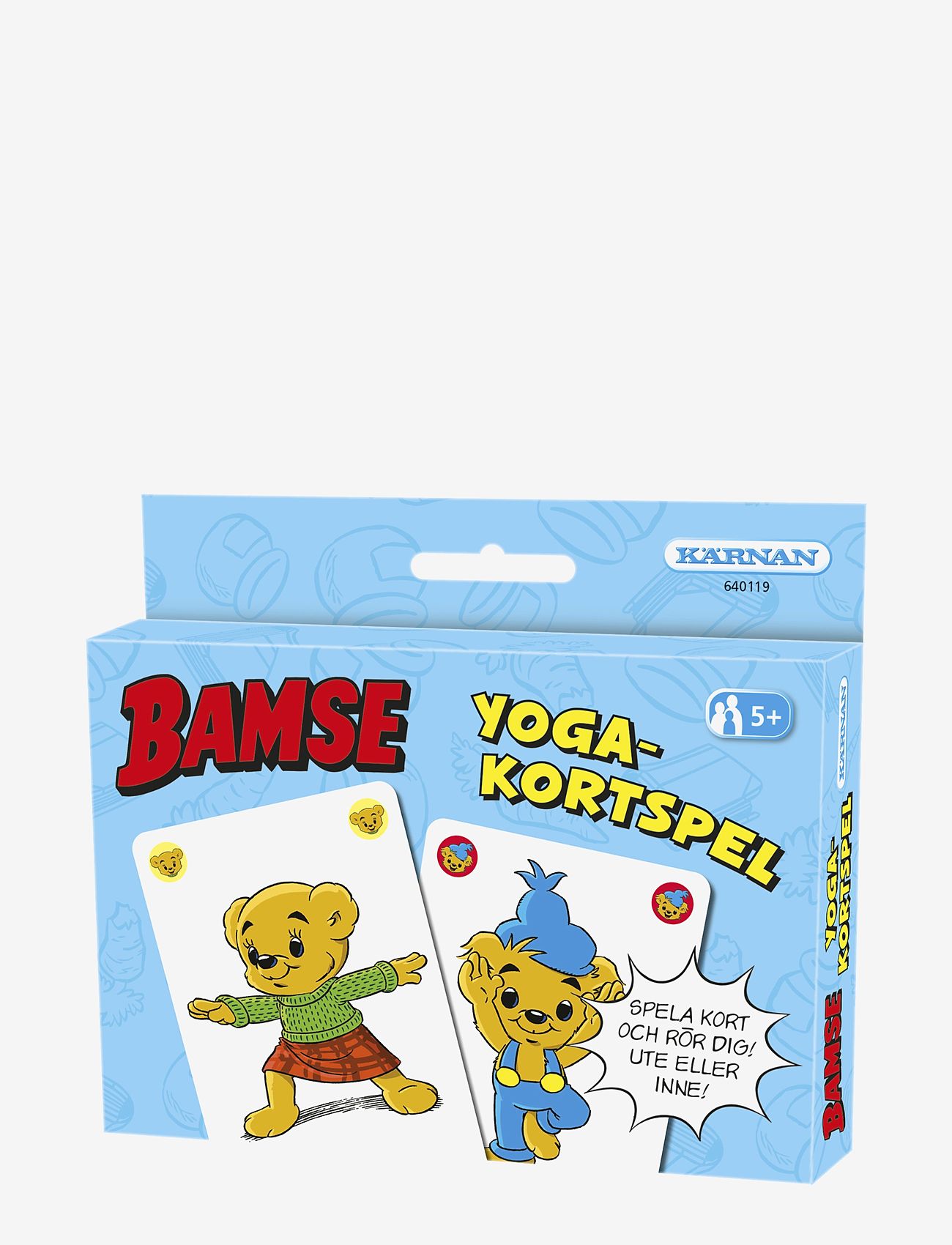Kärnan - Bamse Yogakortspel - kortspel - blue - 1