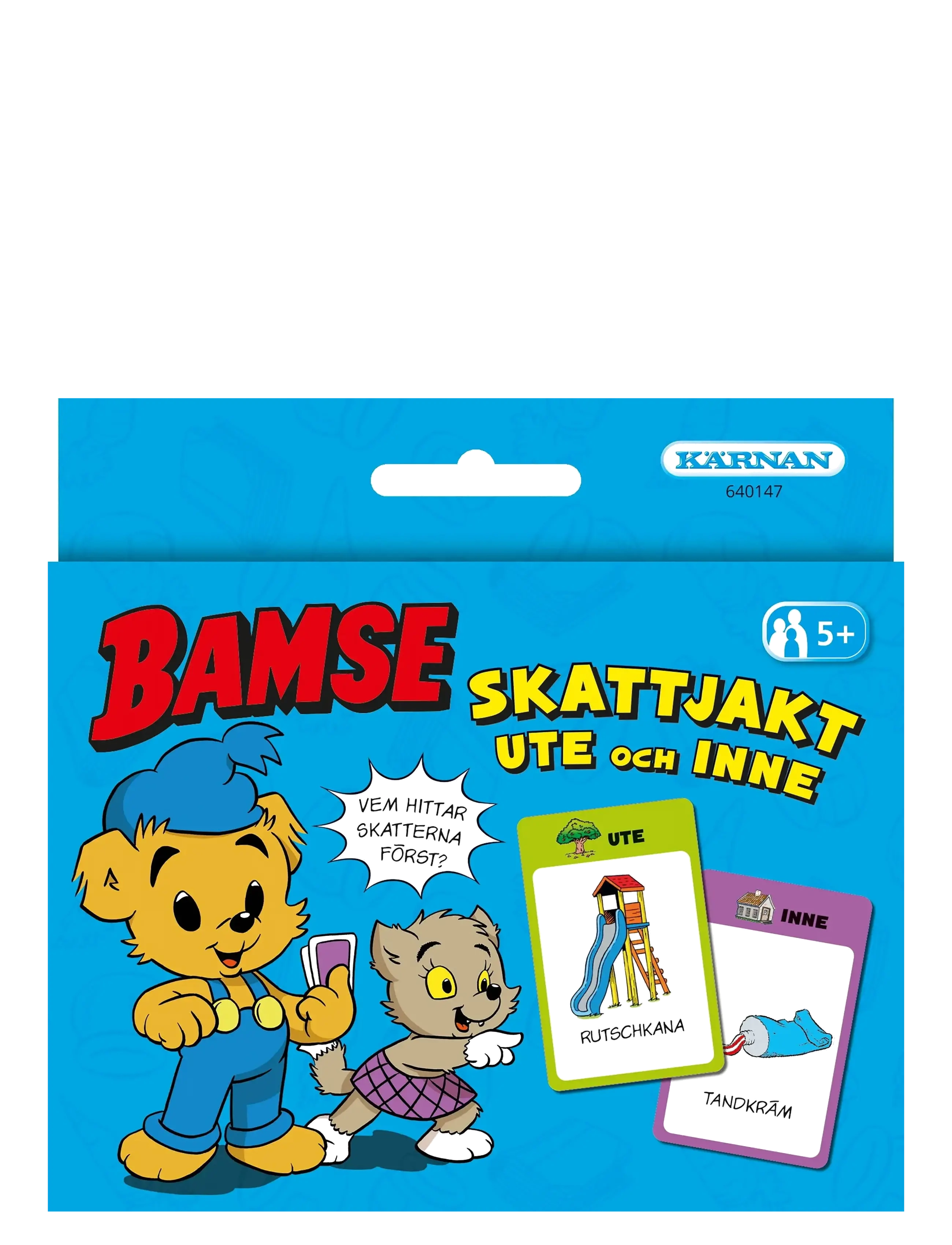 Kärnan KORTSPEL BAMSE SKATTJAKT UTE OCH INNE - Pussel & Spel - BLUE / blue