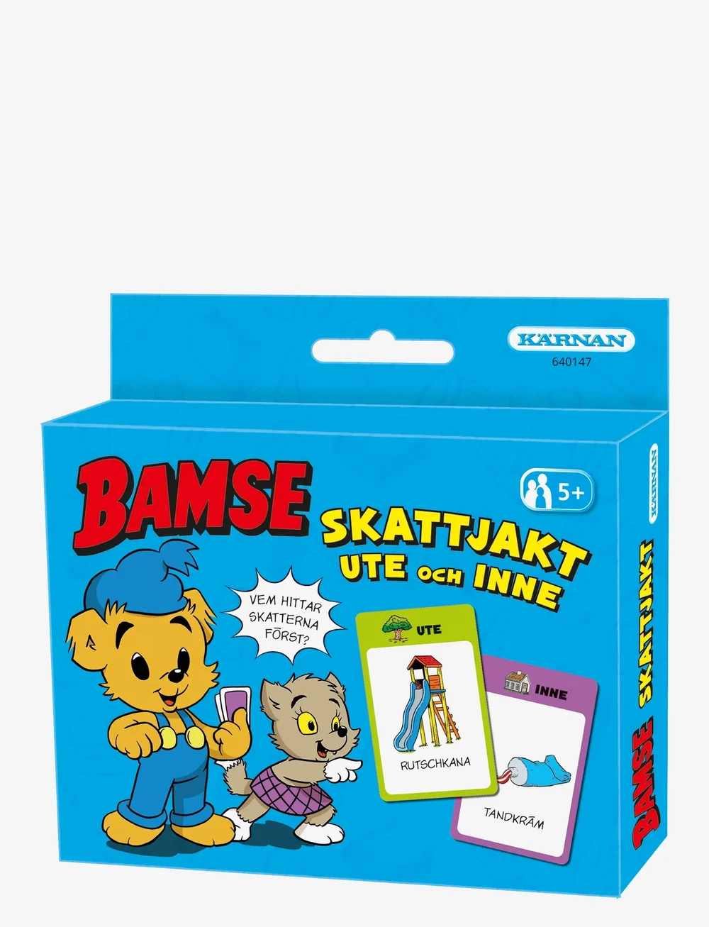 Kärnan - KORTSPEL BAMSE SKATTJAKT UTE OCH INNE - aktiva spel - blue - 1