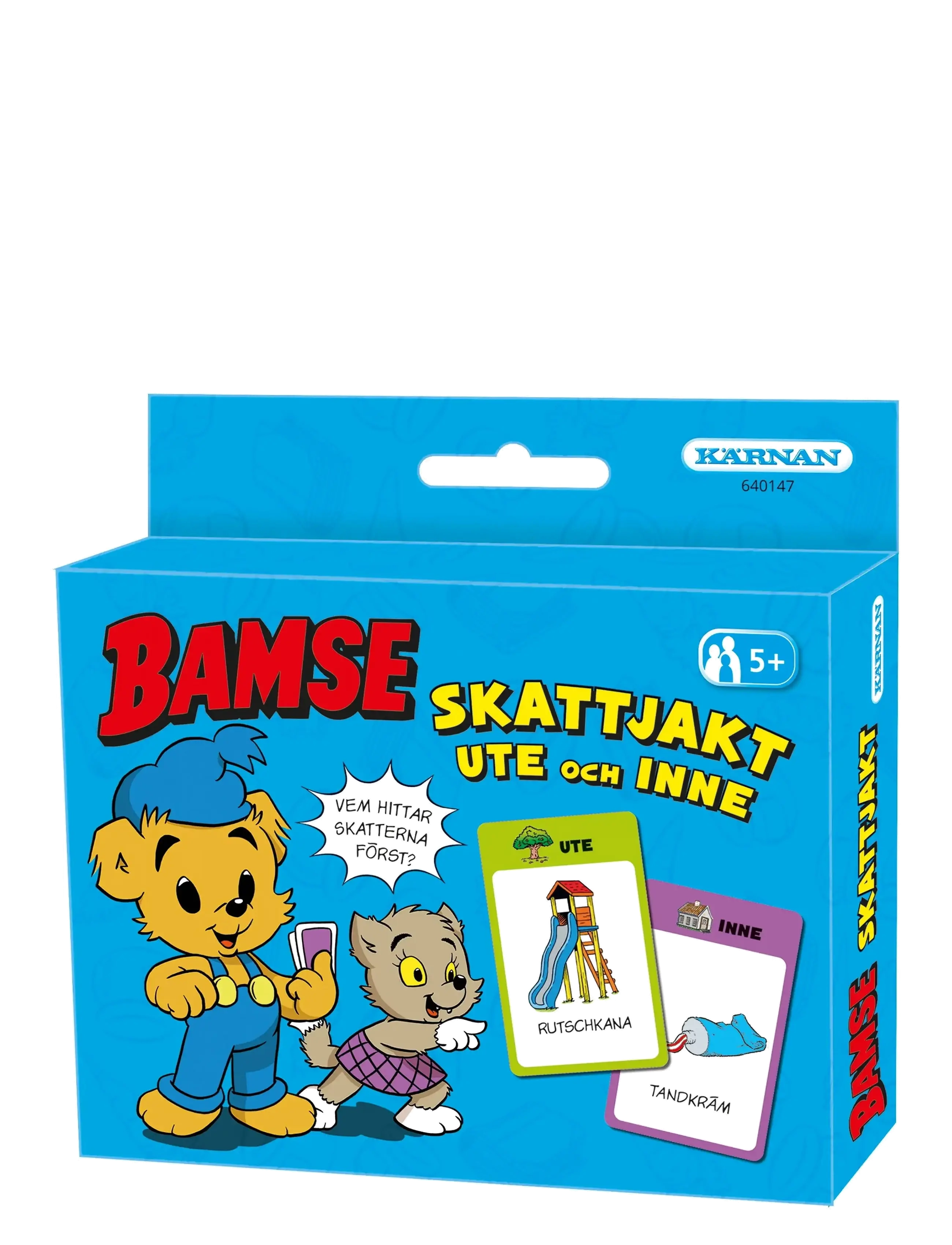 Kärnan - KORTSPEL BAMSE SKATTJAKT UTE OCH INNE - hreyfispil - blue - 1
