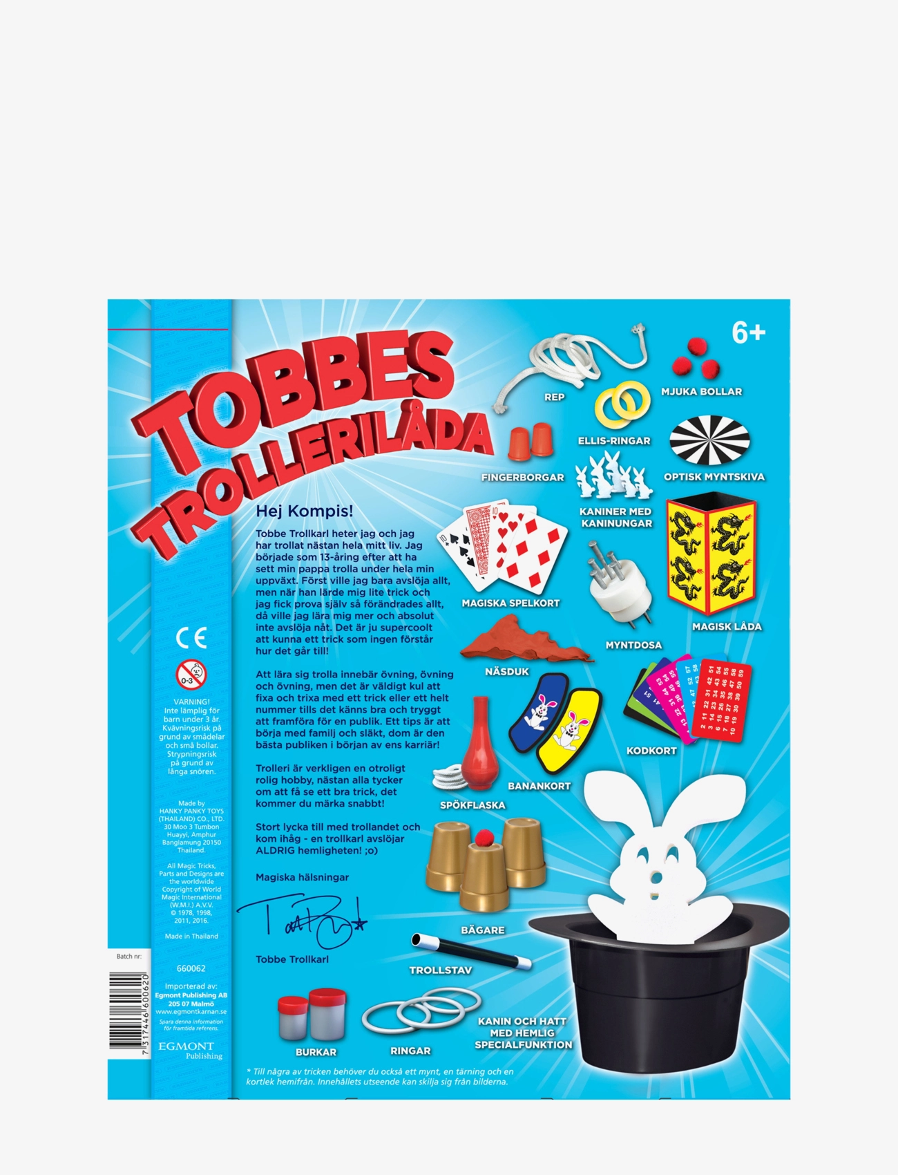 Kärnan - TOBBES TROLLERILÅDA MED HATT - experiment & vetenskap - blue - 1