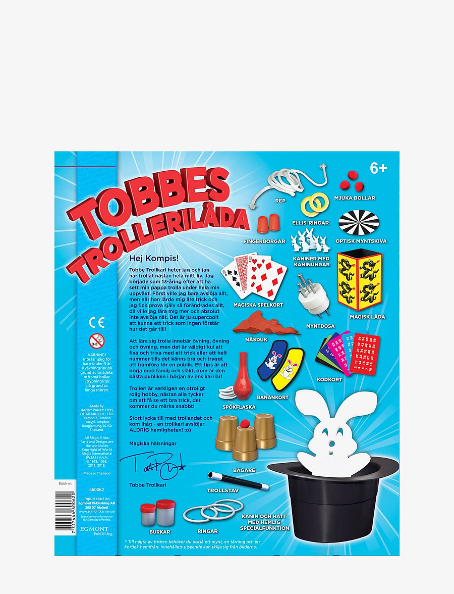 Kärnan - TOBBES TROLLERILÅDA MED HATT - experiment & vetenskap - blue - 1