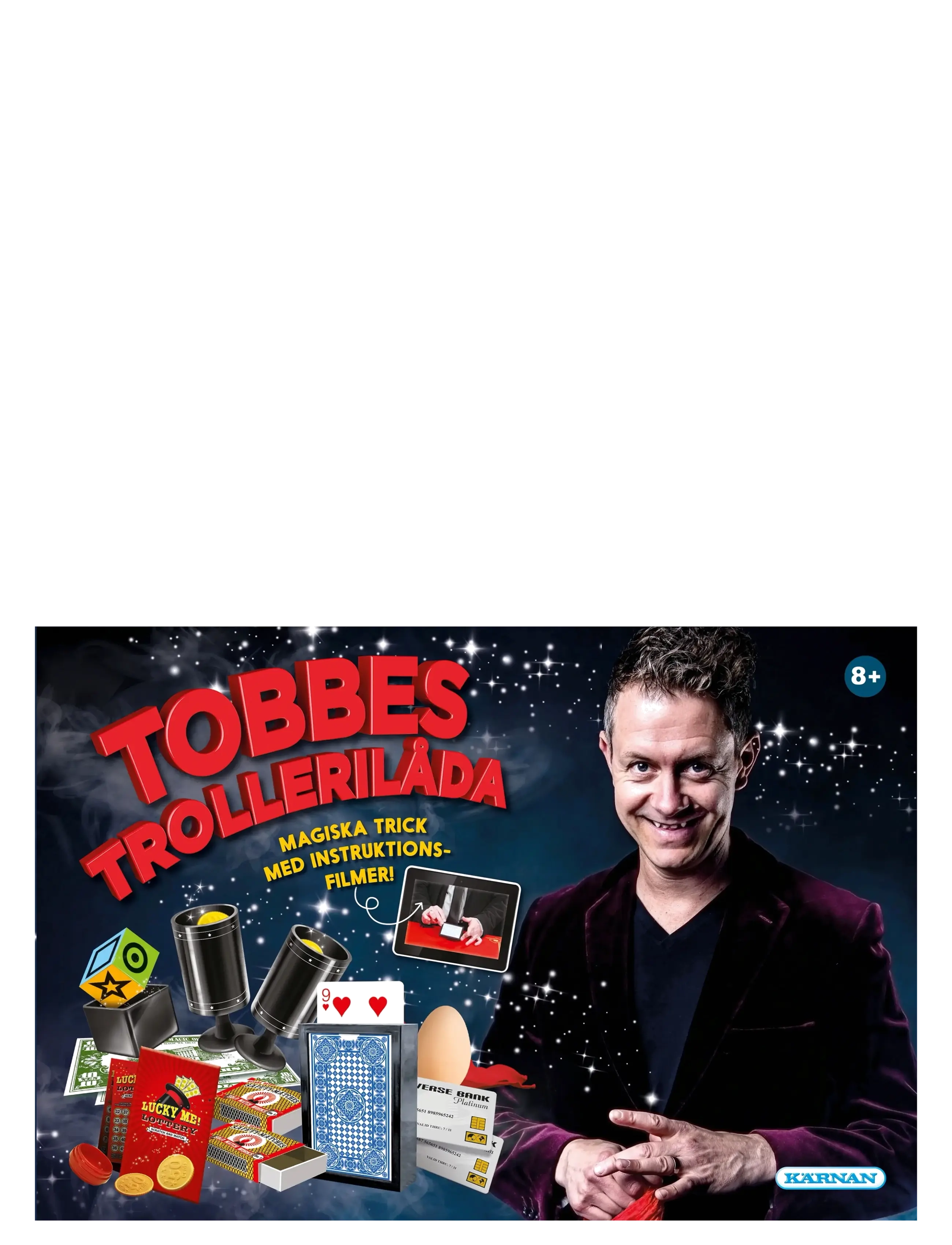 Kärnan TOBBES TROLLERILÅDA MELLAN - Pussel & Spel - BLACK / black