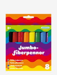 Kärnan - FIBERPENOR JUMBO 8 ST - färgpennor - multicoloured - 0
