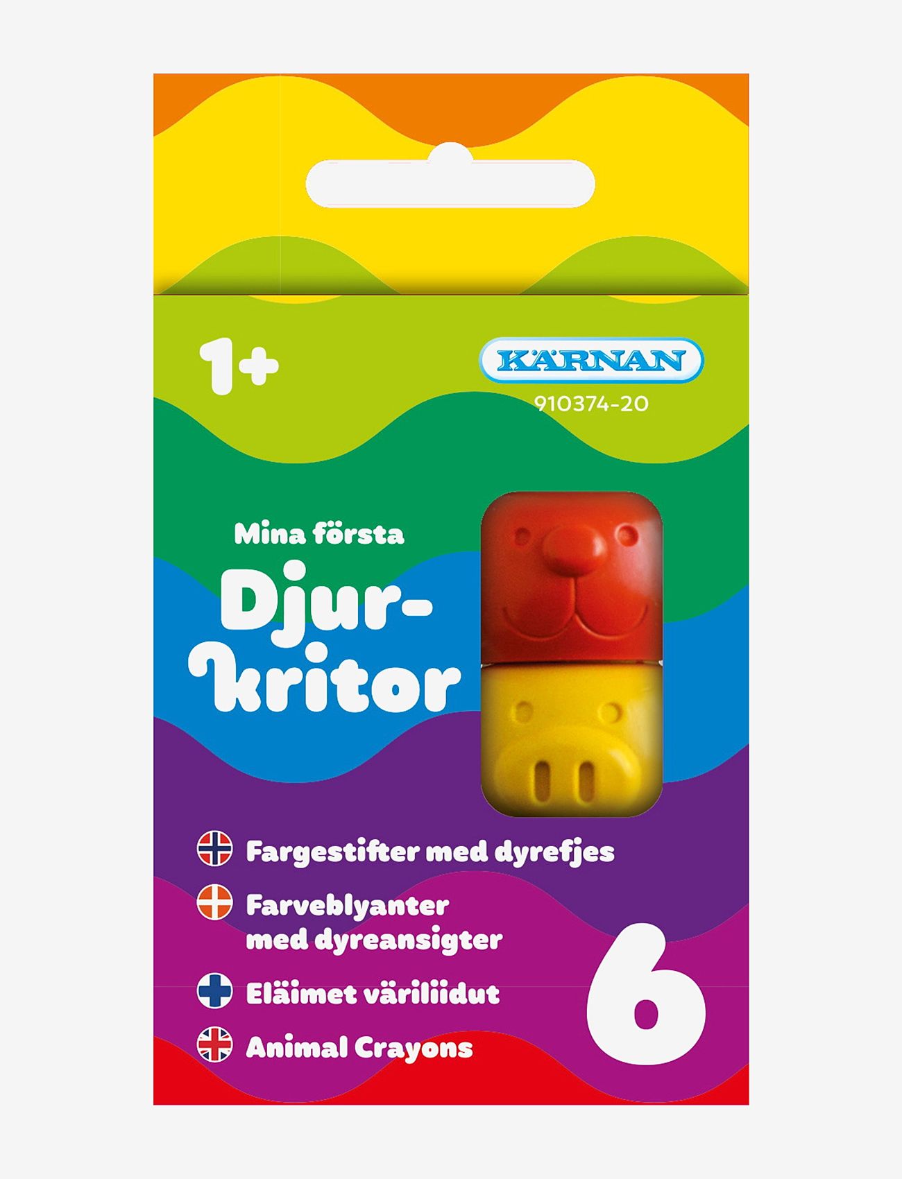 Kärnan - MINA FÖRSTA DJURKRITOR - pennor - multicoloured - 0