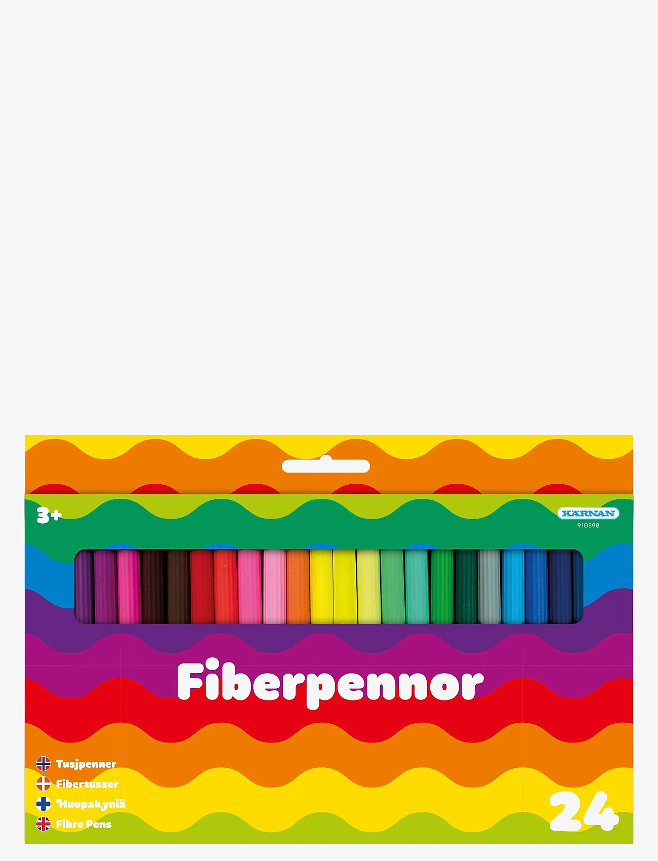 Kärnan - FIBERPENNOR 24-PACK - pennor - multi - 0