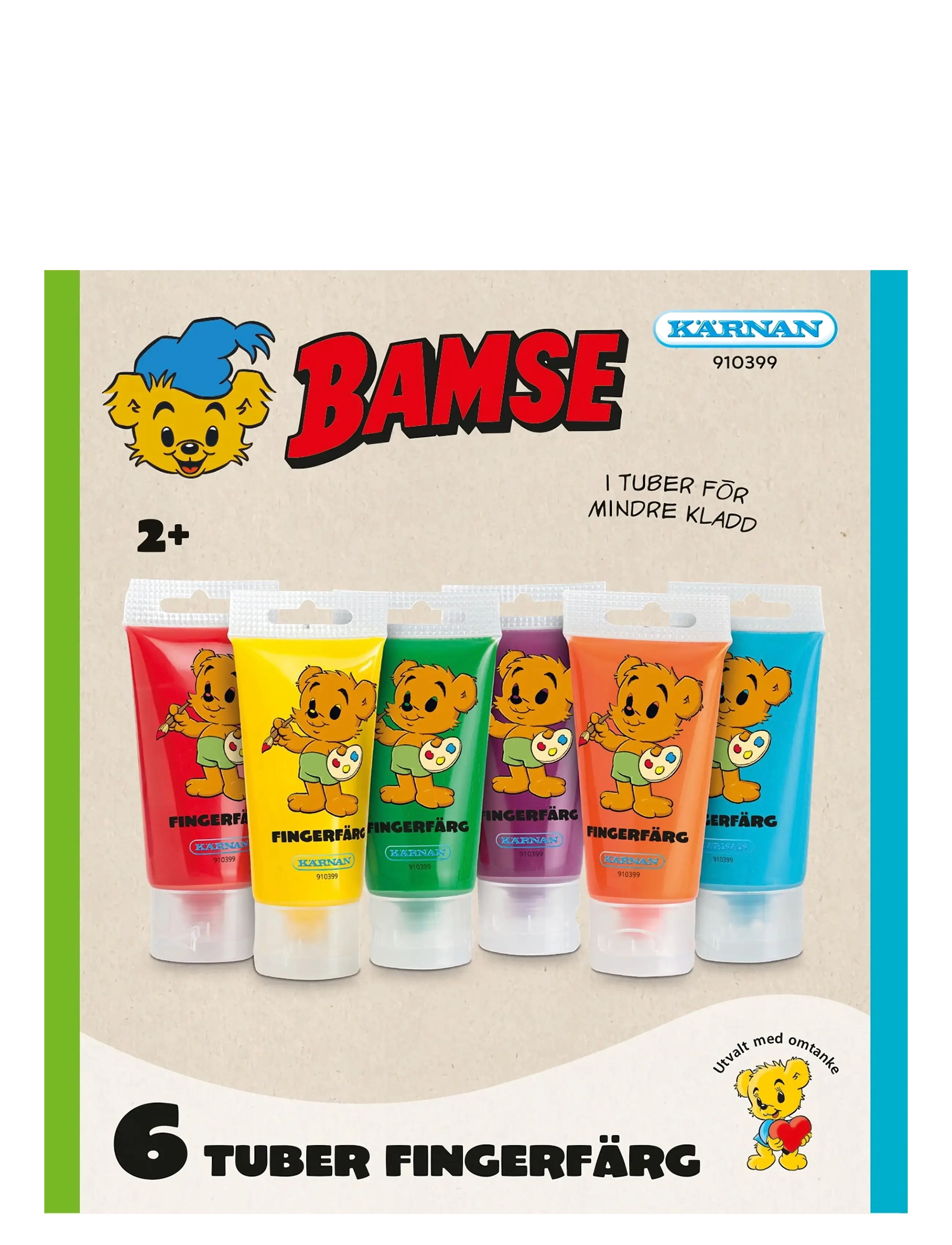 Kärnan - BAMSE FINGERFÄRGER - färg - multi - 1
