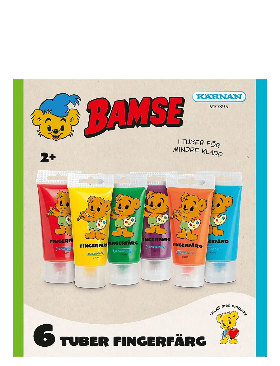 Kärnan - BAMSE FINGERFÄRGER - färg - multi - 1
