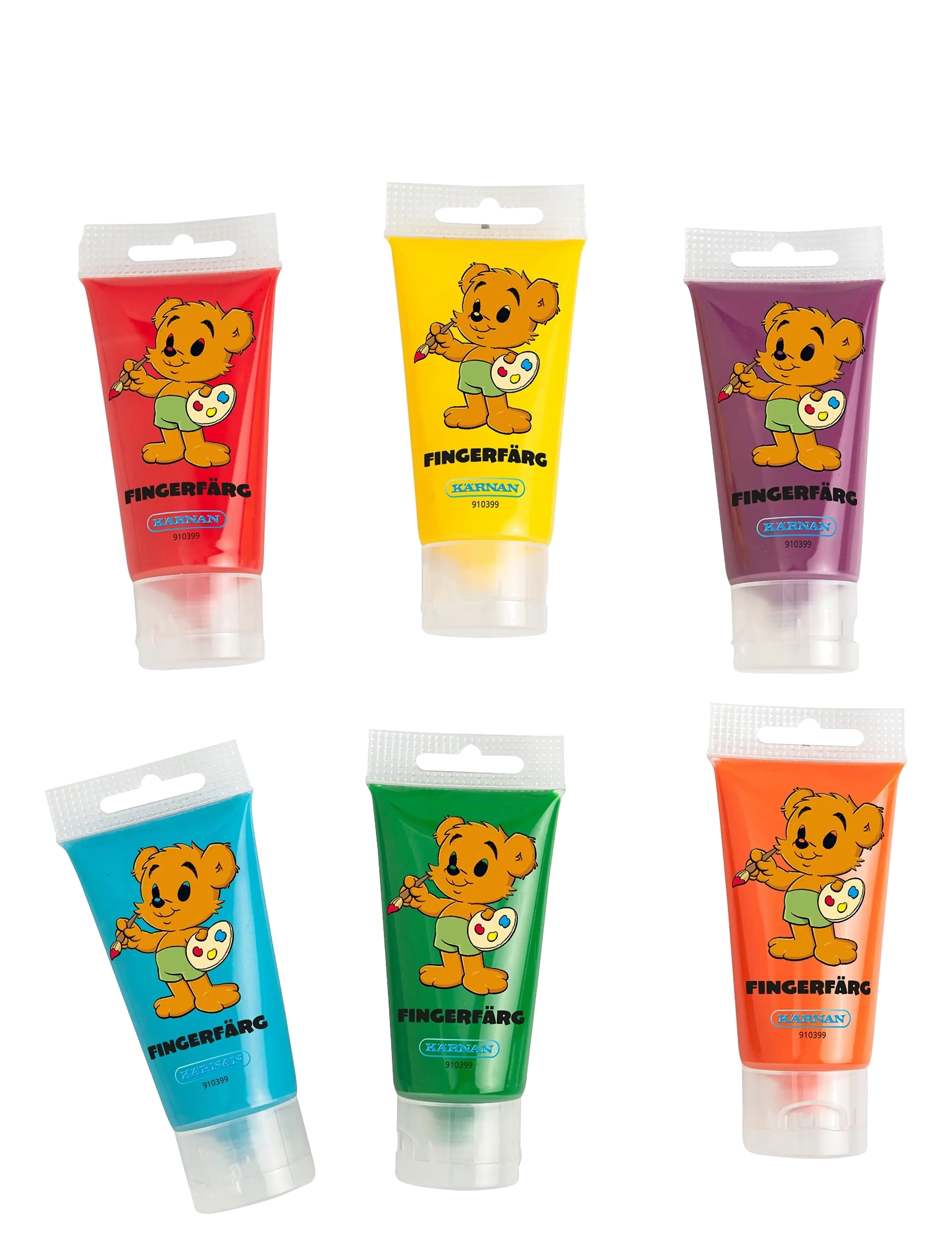Kärnan - BAMSE FINGERFÄRGER - färg - multi - 2