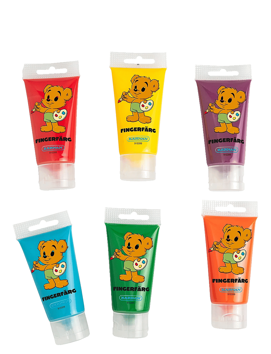Kärnan - BAMSE FINGERFÄRGER - färg - multi - 2