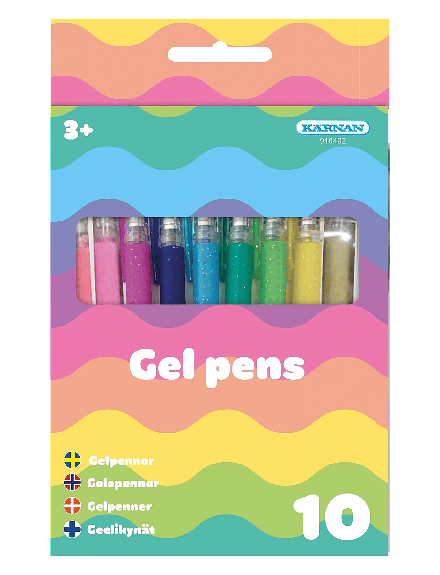 Kärnan - GELPENNOR PASTELL - pennor - multi - 0