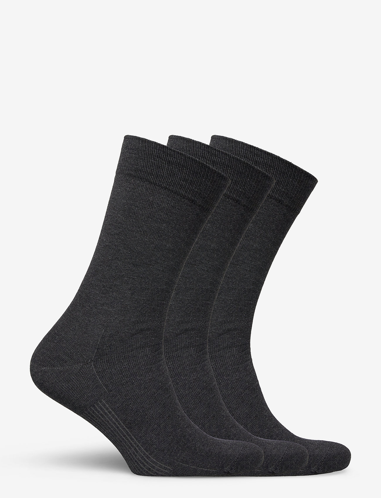 Egtved - Egtved socks cotton 3-pack - crew-socken - mörkgrå me - 1