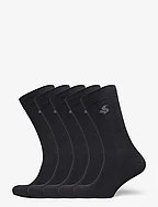 Egtved socks cotton 5 pck box - SVART