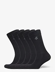 Egtved - Egtved socks cotton 5 pck box - alhaisimmat hinnat - svart - 0