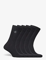 Egtved - Egtved socks cotton 5 pck box - alhaisimmat hinnat - svart - 1