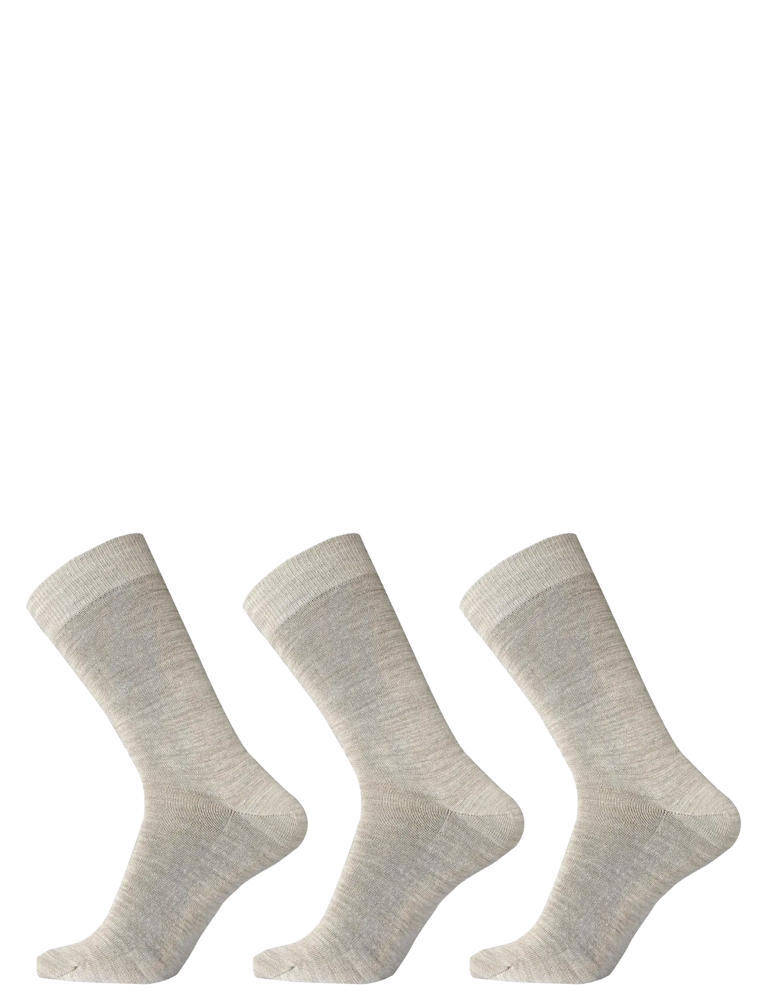 Egtved Twin Socks 3-Pack, 40-45, Socks, Beige - Regular Männerswear