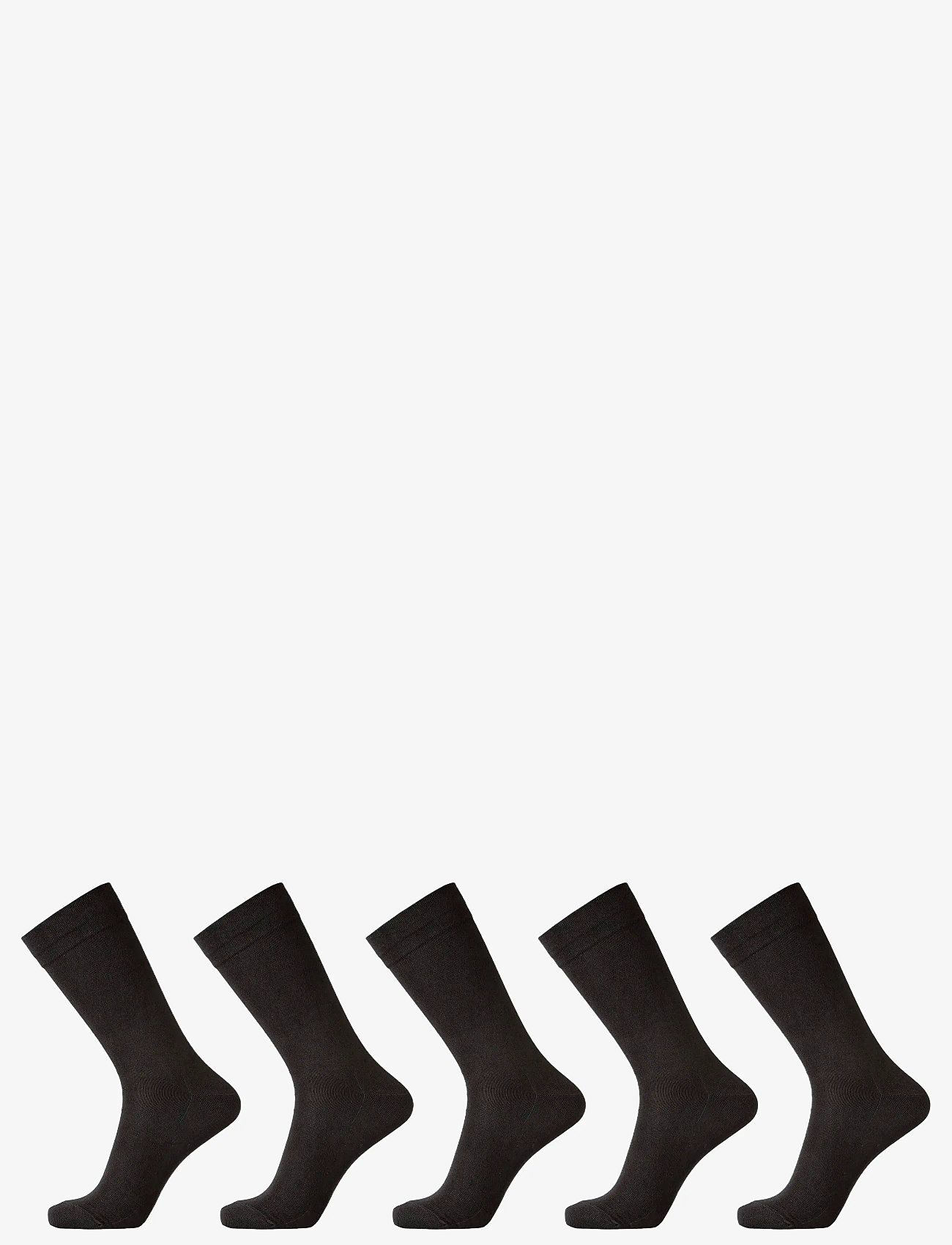 Egtved - Egtved socks bamboo FSC 5 ps - crew socks - black - 0