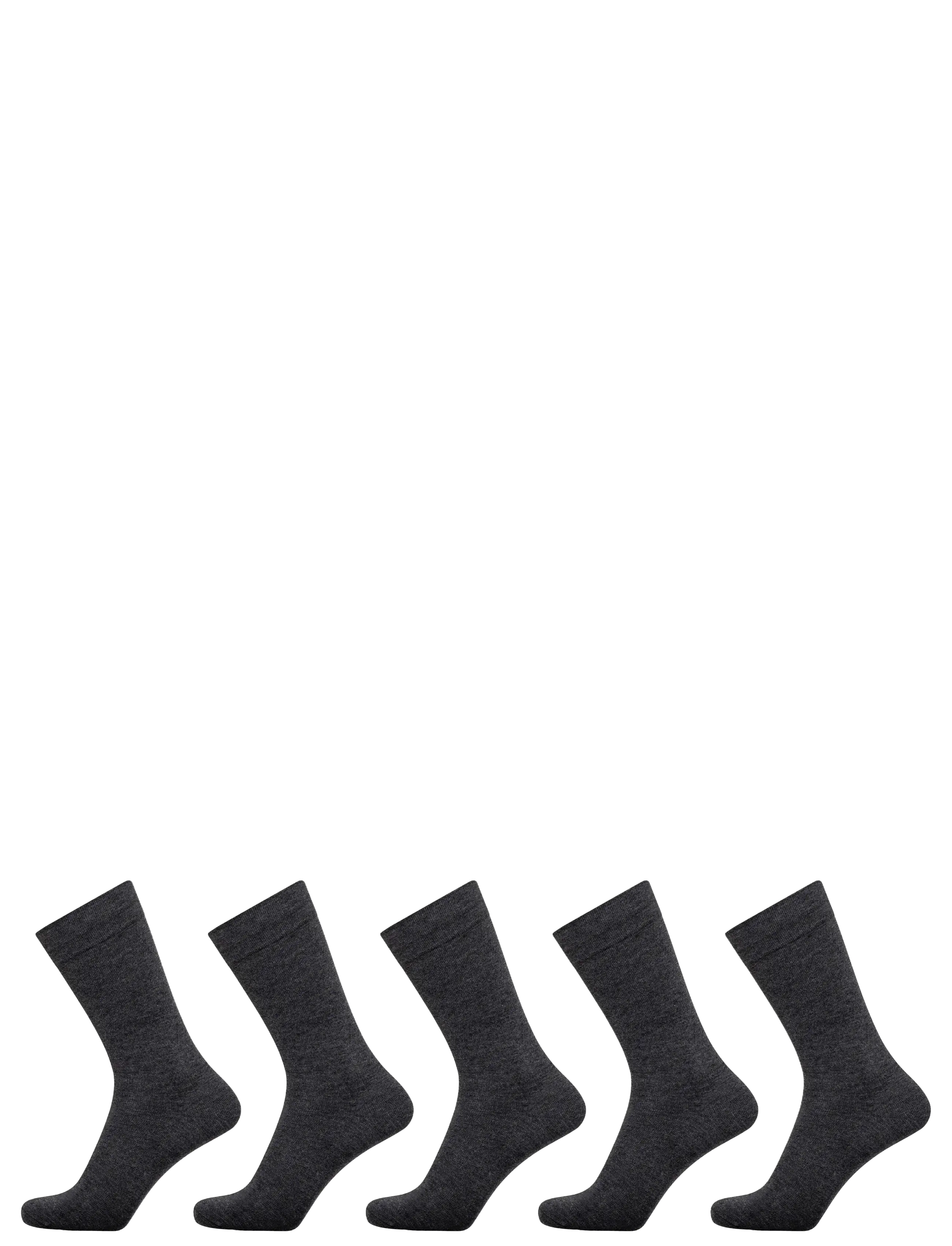 Egtved Socks Bamboo Fsc 5 Ps, Mænd, Multipakke Strømper, Sort, Str: 40-45