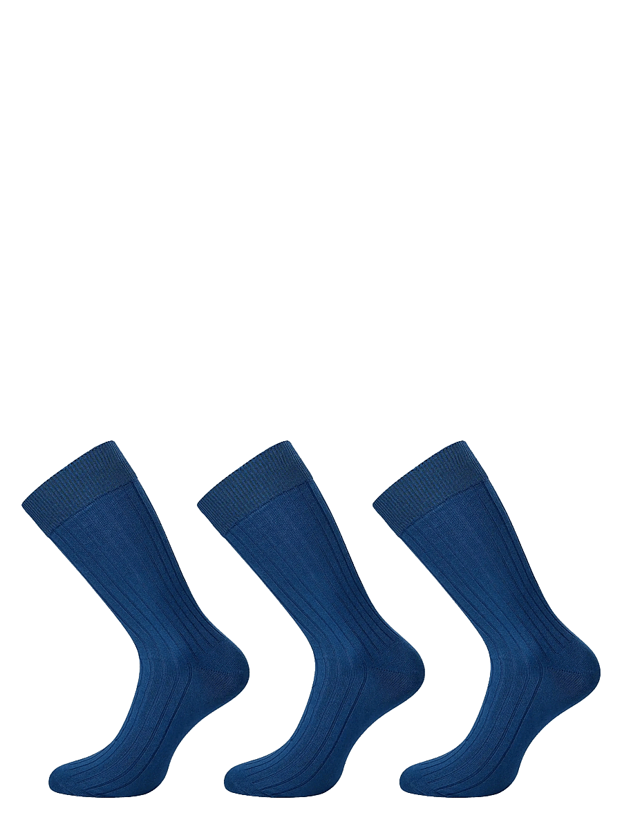 Egtved - Egtved socks bamboo FSC 3 pcs - skarpety za kostkę - blue - 0