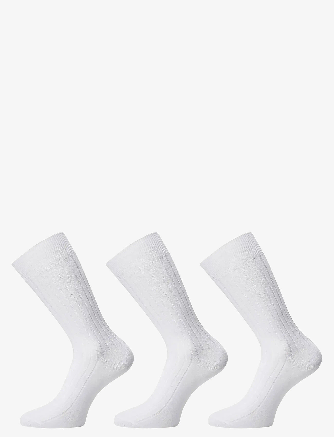 Egtved - Egtved socks bamboo FSC 3 pcs - crew socks - white - 0