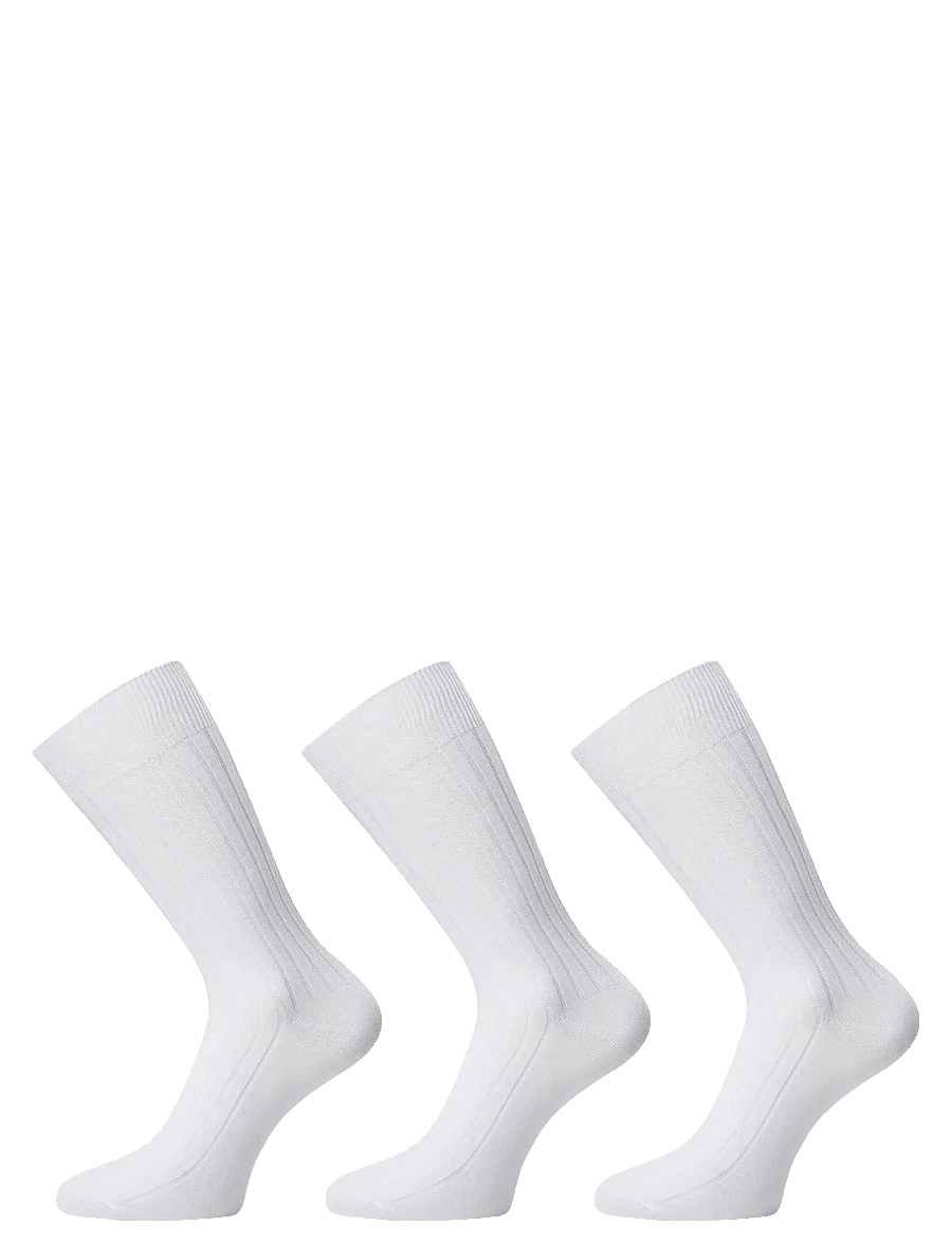 Egtved - Egtved socks bamboo FSC 3 pcs - sokker - white - 0