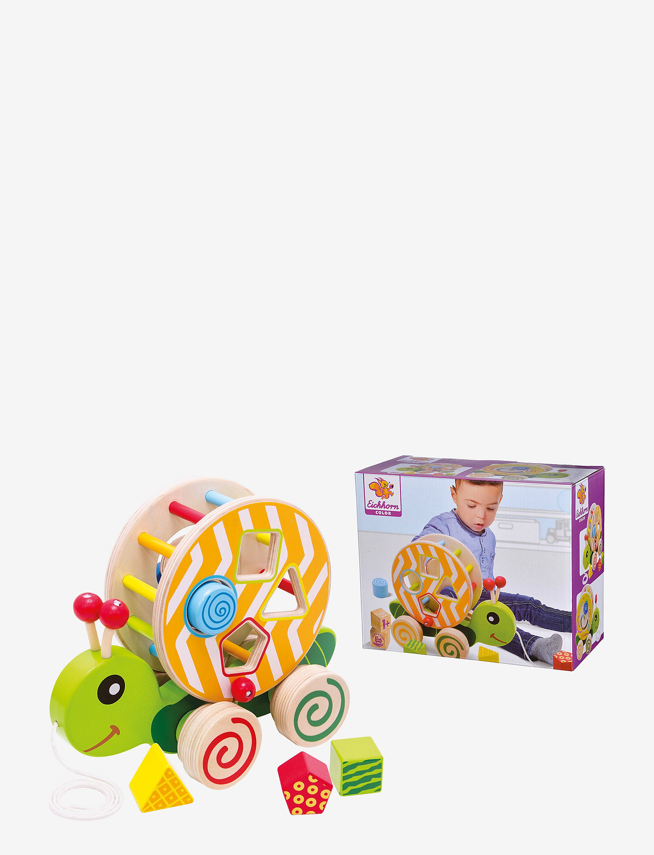 Eichhorn - EH Color, Pull-along Stacking Animal - multicolor - 1