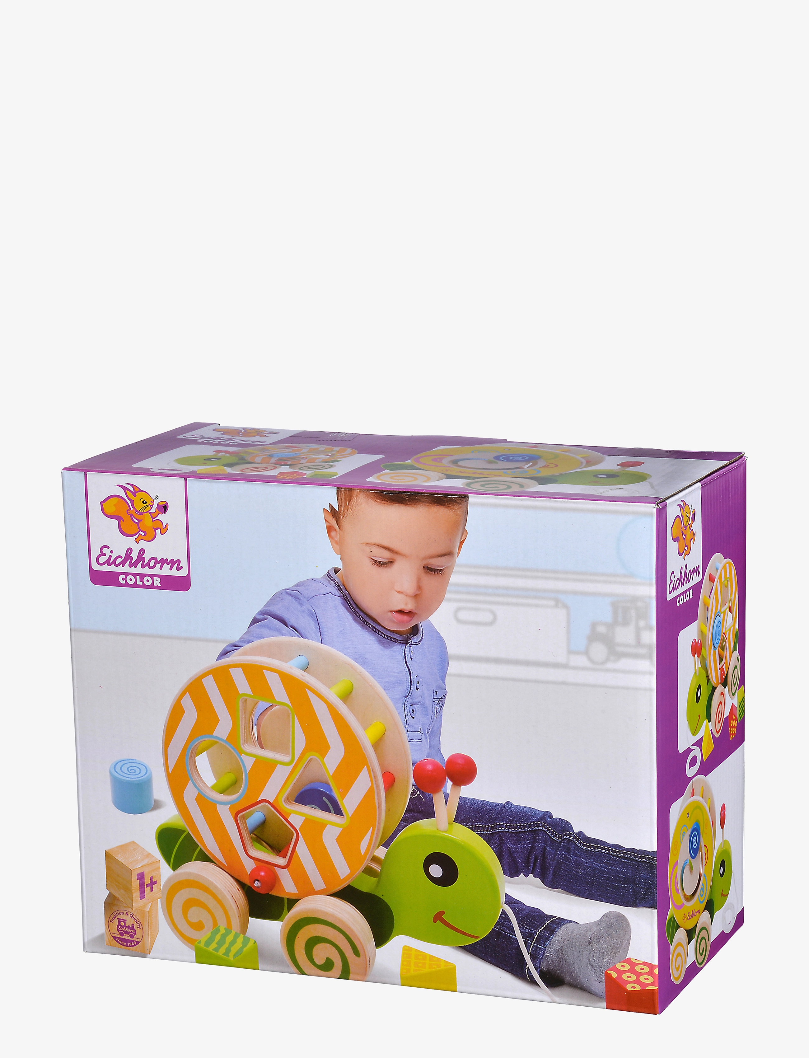 Eichhorn - EH Color, Pull-along Stacking Animal - multicolor - 4