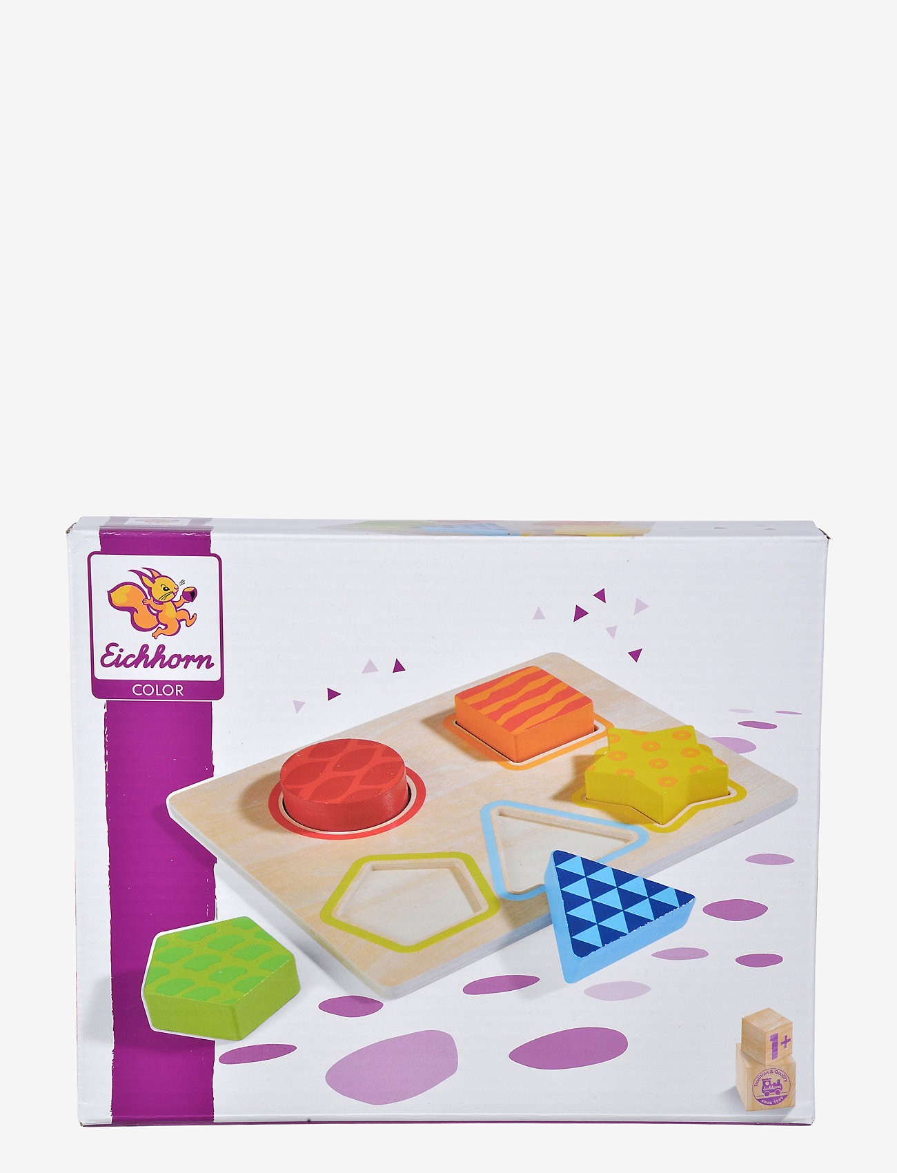 Eichhorn - Eichhorn Sorteringspussel i trä - multi coloured - 4
