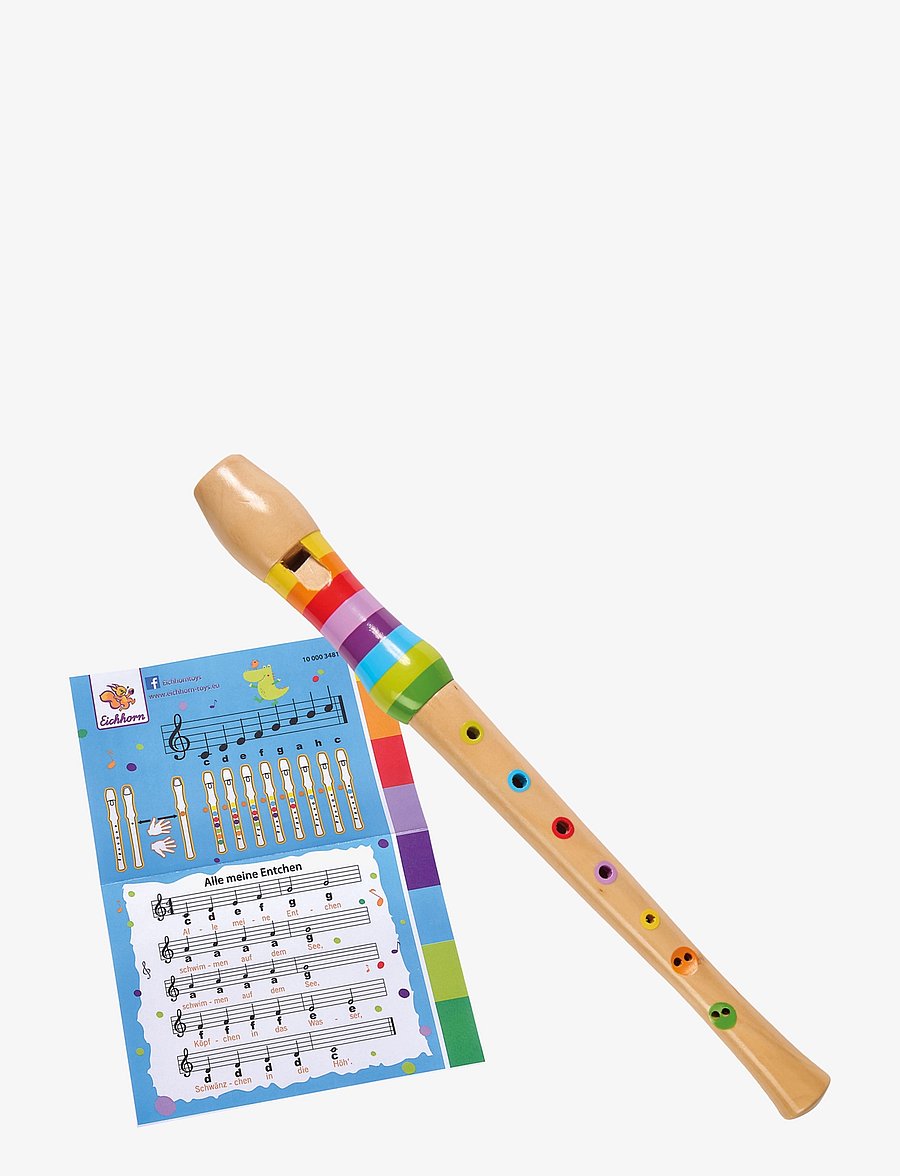 Eichhorn - EICHHORN - Music Wooden-Flute, 32cm - hljóðfæri - multi coloured - 1