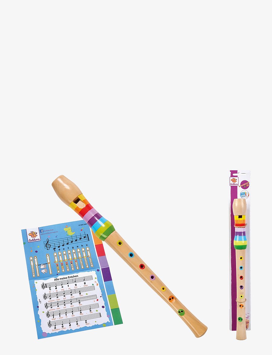 Eichhorn - EICHHORN - Music Wooden-Flute, 32cm - hljóðfæri - multi coloured - 2