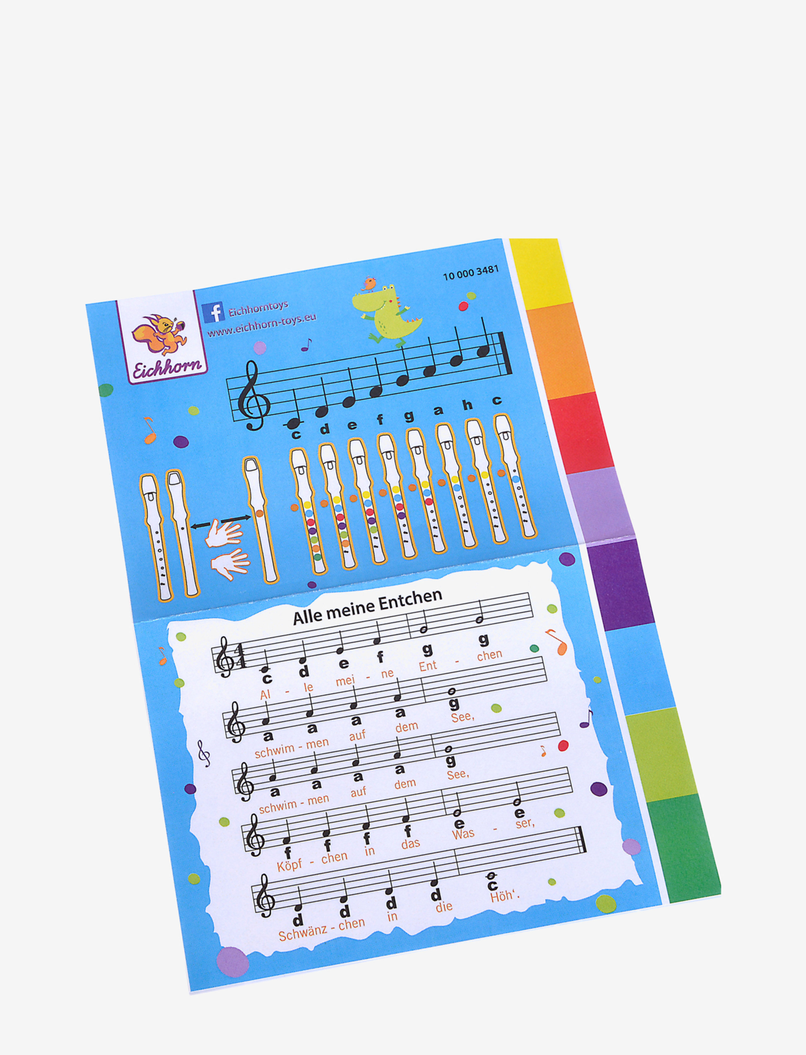 Eichhorn - EICHHORN - Music Wooden-Flute, 32cm - laveste priser - multi coloured - 5