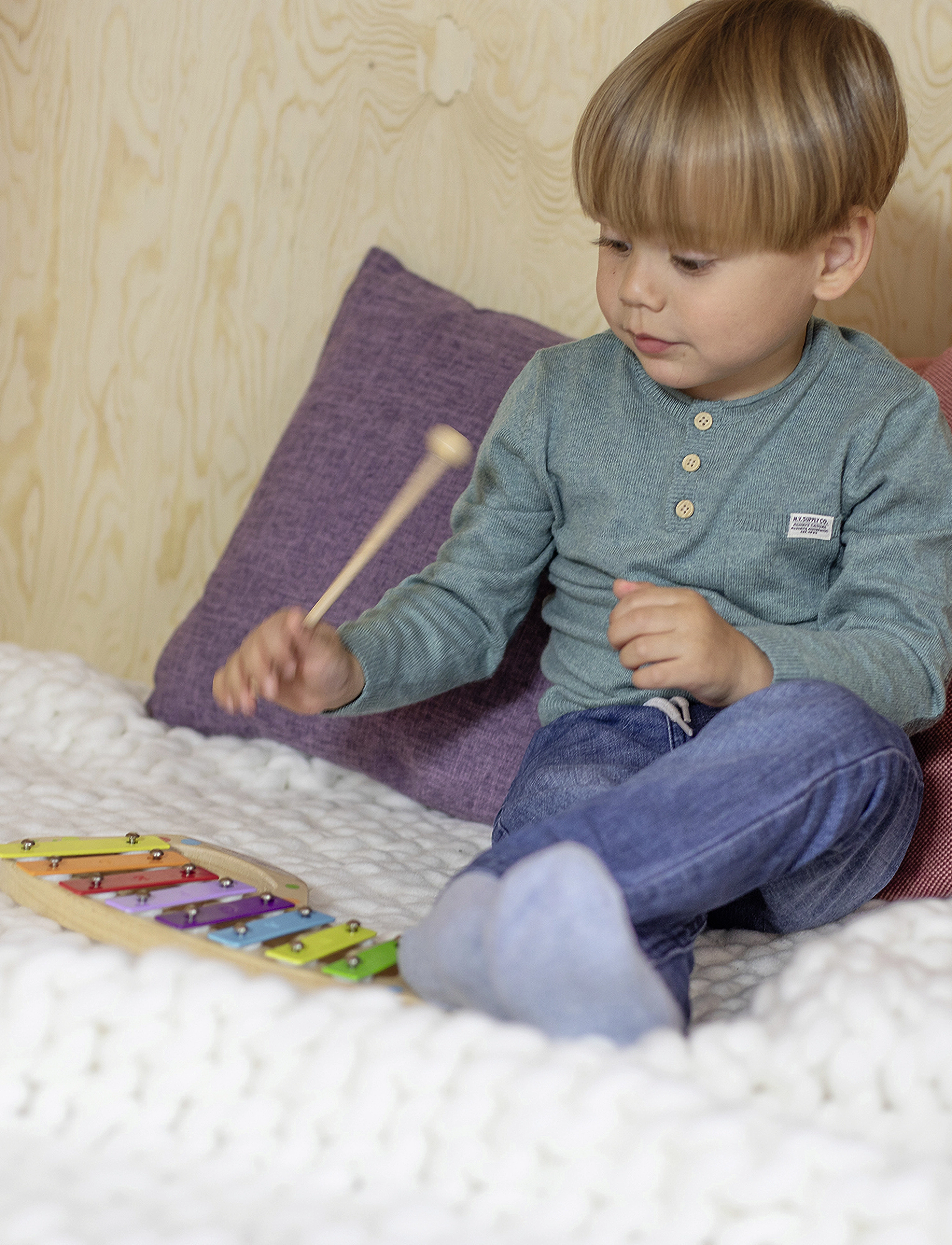 Eichhorn Eichhorn - Music Xylophone, 8 Tones, One Size, Multi/patterned, Legetøj > Musical Instruments, Børn
