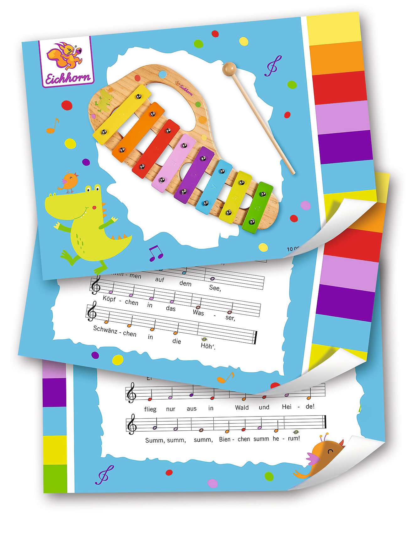 Eichhorn - Eichhorn Xylofon i trä - musikinstrument - multi coloured - 3