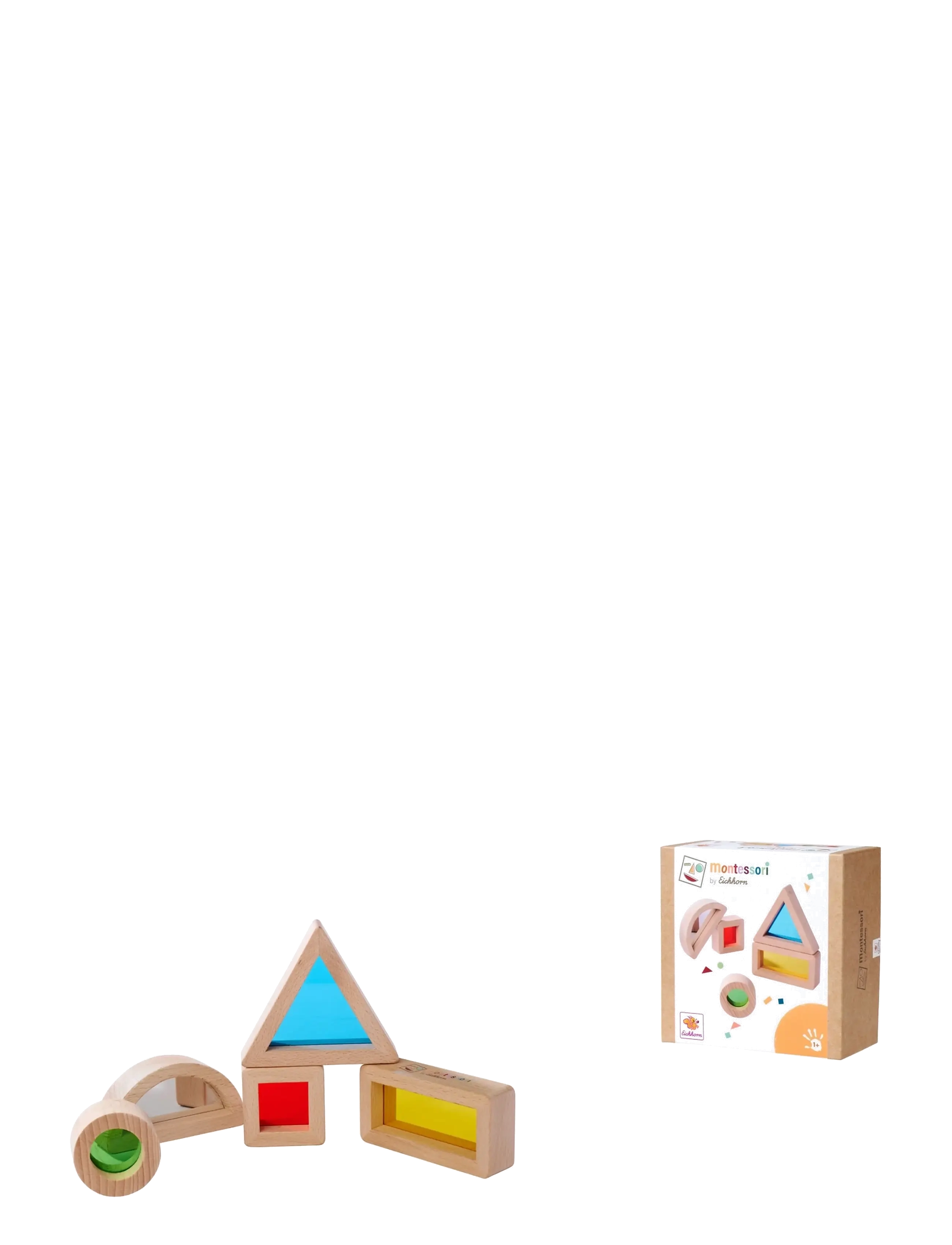 Eichhorn - Eichhorn Montessori Window Bricks - blocs de construction - multi coloured - 1