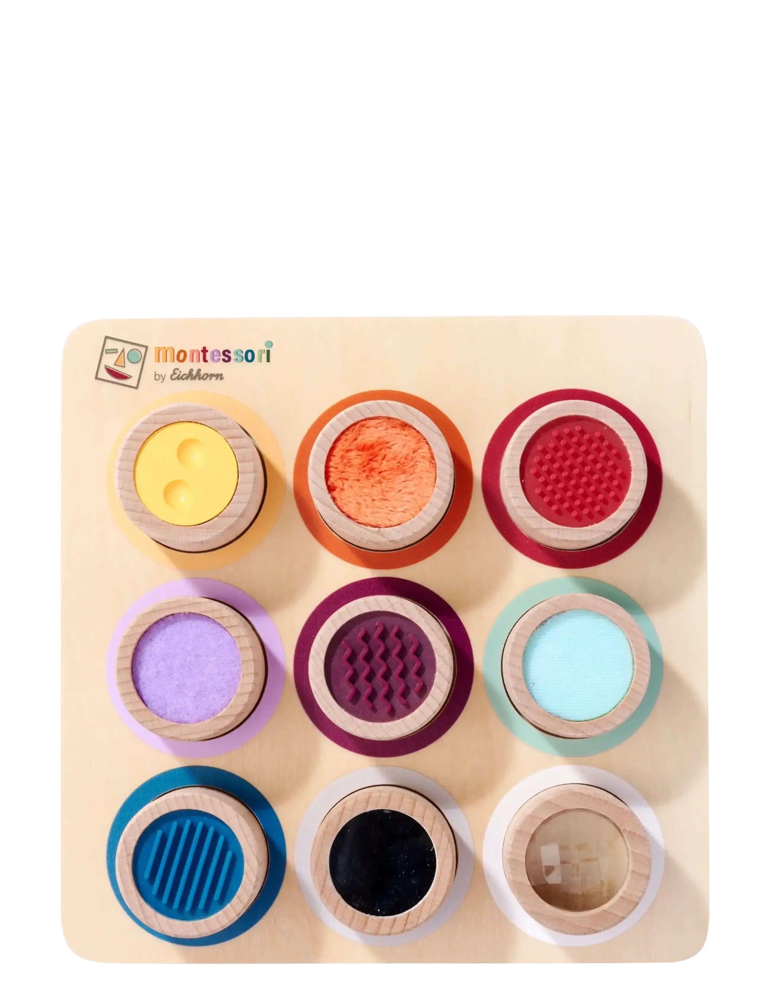 Eichhorn - Eichhorn Montessori Touch Board - steam toys - multicoloured - 2